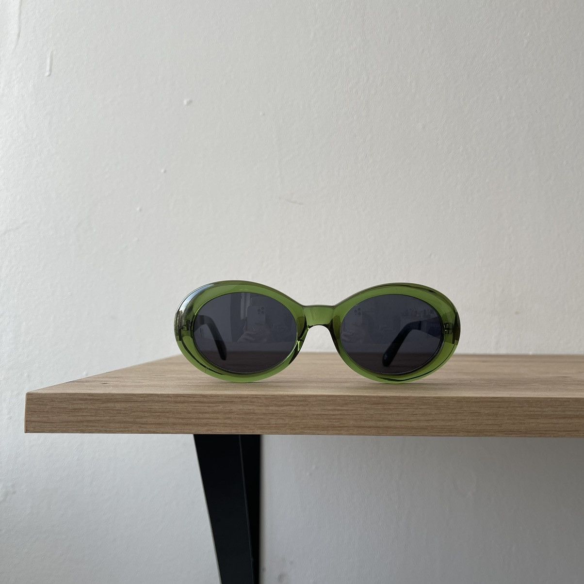 Versace Versace Transparent Green Steel Sunglasses/ MOD. 403/D Size ONE SIZE - 5 Thumbnail