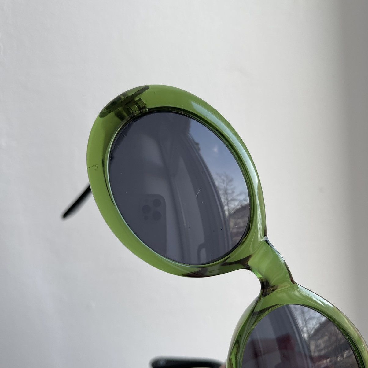 Versace Versace Transparent Green Steel Sunglasses/ MOD. 403/D Size ONE SIZE - 8 Thumbnail