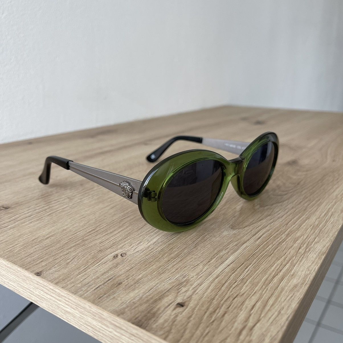 Versace Versace Transparent Green Steel Sunglasses/ MOD. 403/D Size ONE SIZE - 1 Thumbnail