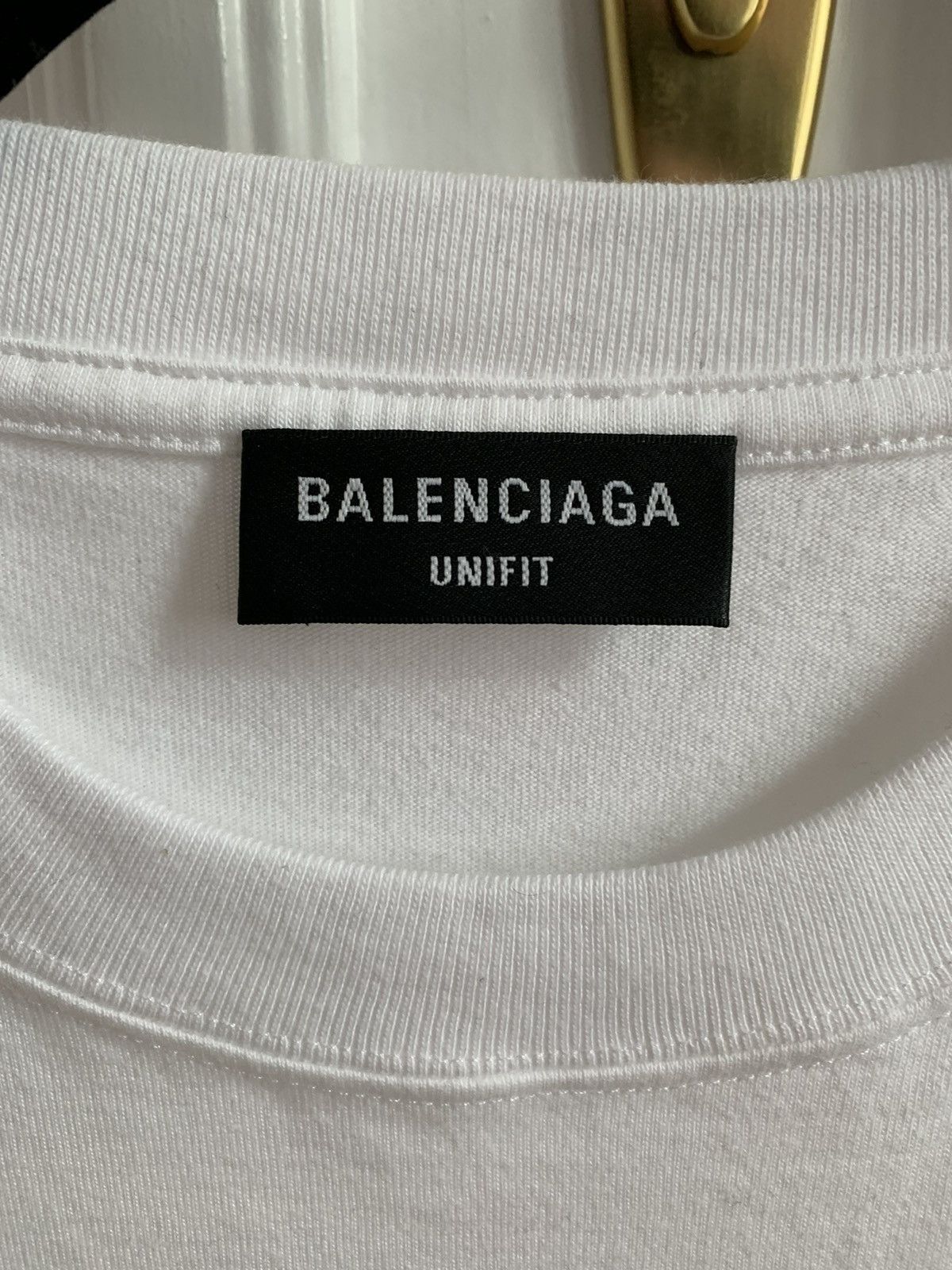 Balenciaga WHITE NASA T-Shirt Size US XXS / EU 40 - 3 Thumbnail