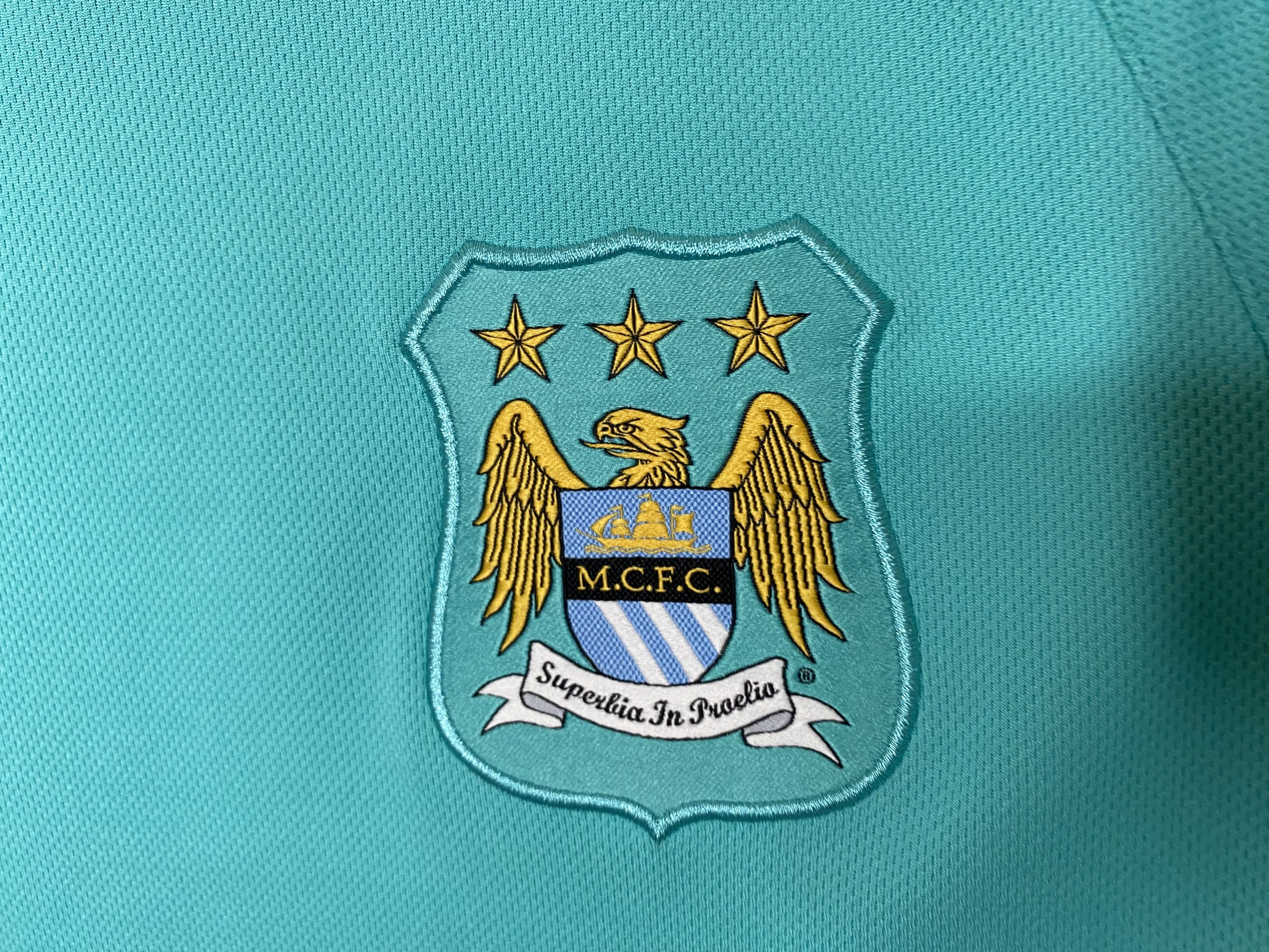 Chelsea Soccer × Nike MANCHESTER CITY 2015 TRAINING FOOTBALL SHIRT SOCCER JERSEY Size US L / EU 52-54 / 3 - 4 Thumbnail