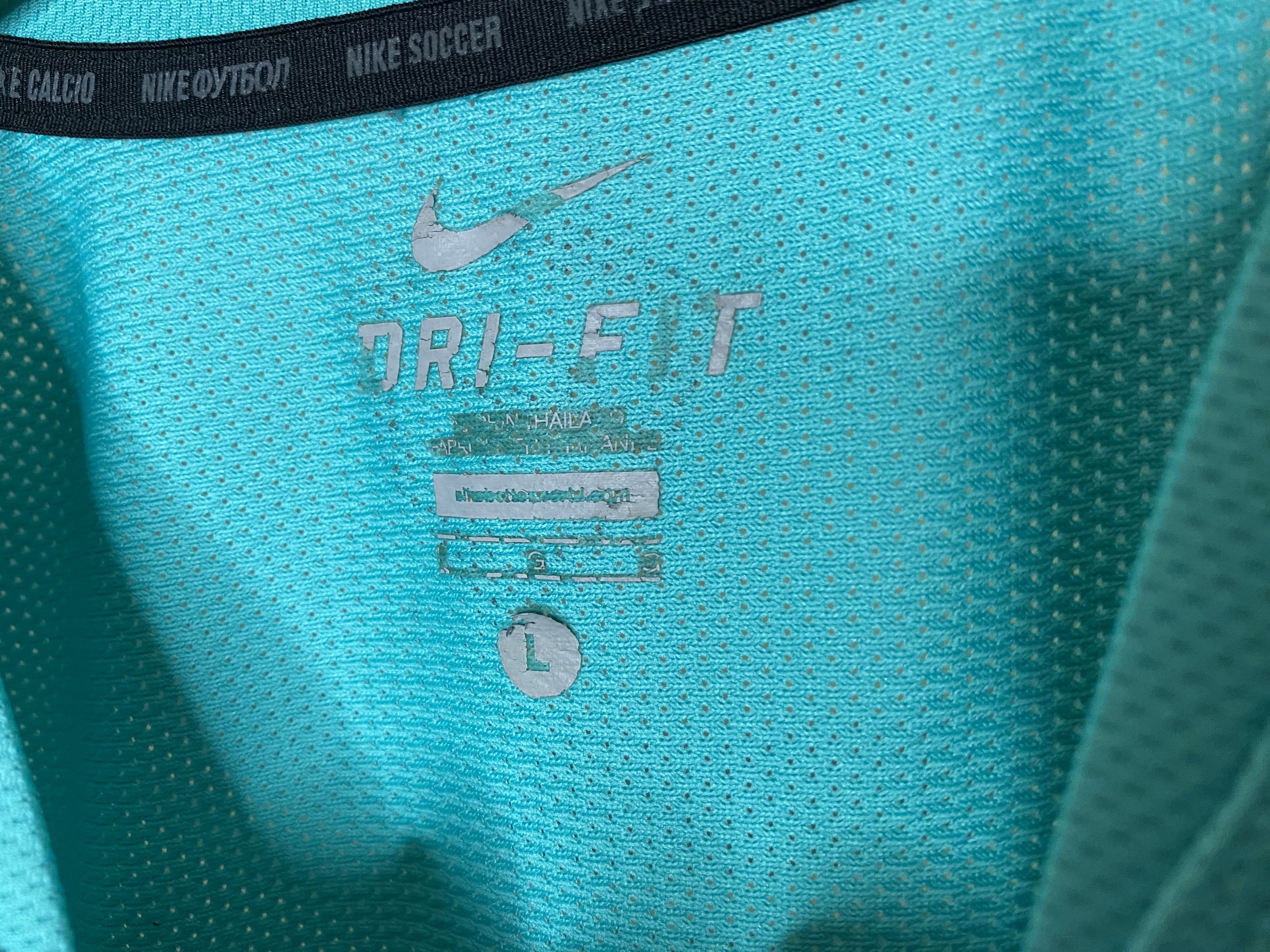 Chelsea Soccer × Nike MANCHESTER CITY 2015 TRAINING FOOTBALL SHIRT SOCCER JERSEY Size US L / EU 52-54 / 3 - 6 Thumbnail
