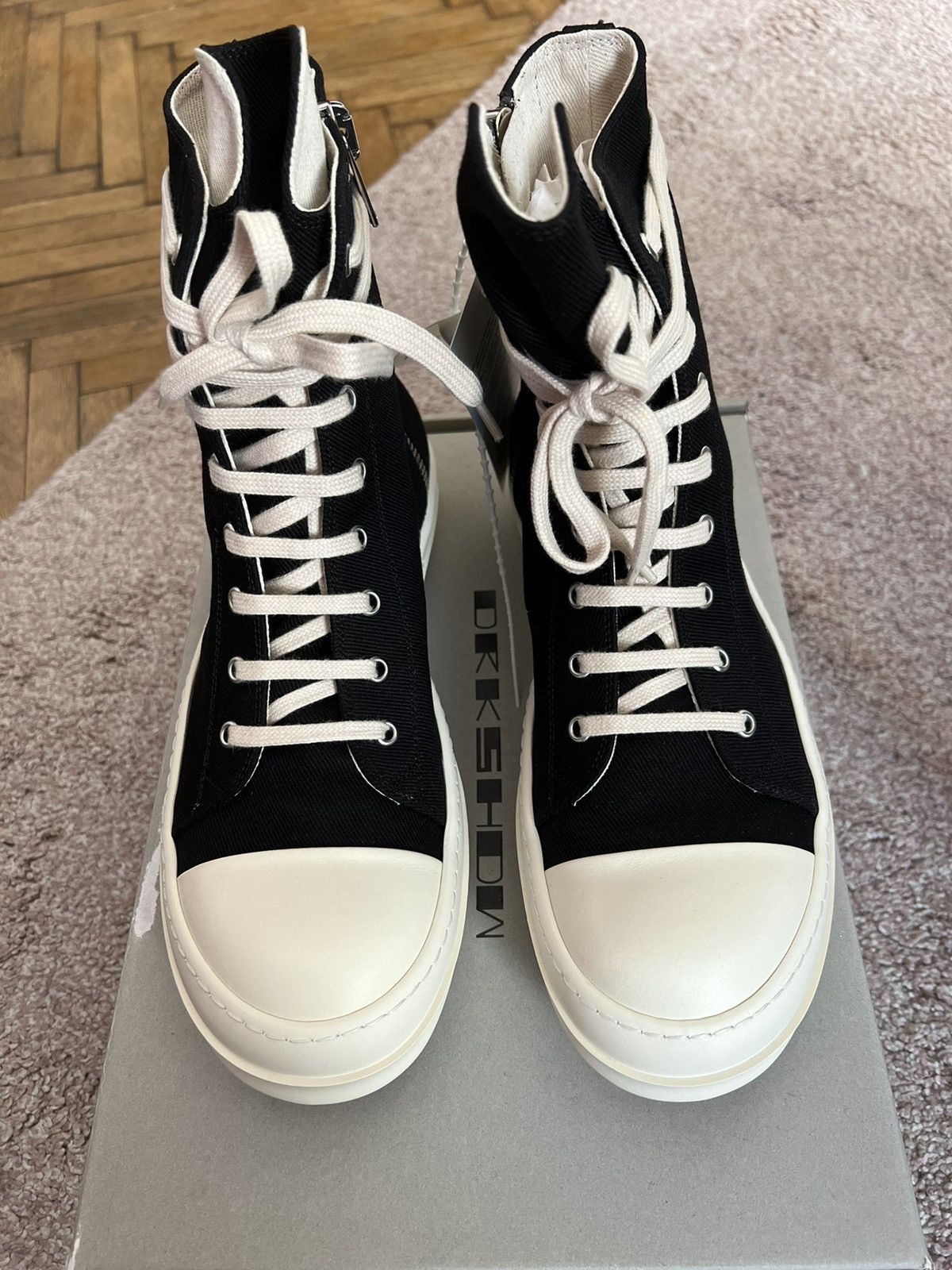 Rick Owens *BRANDNEW* RICK OWENS Vegan 🌱 Ramone Size US 10 / EU 43 - 2 Thumbnail