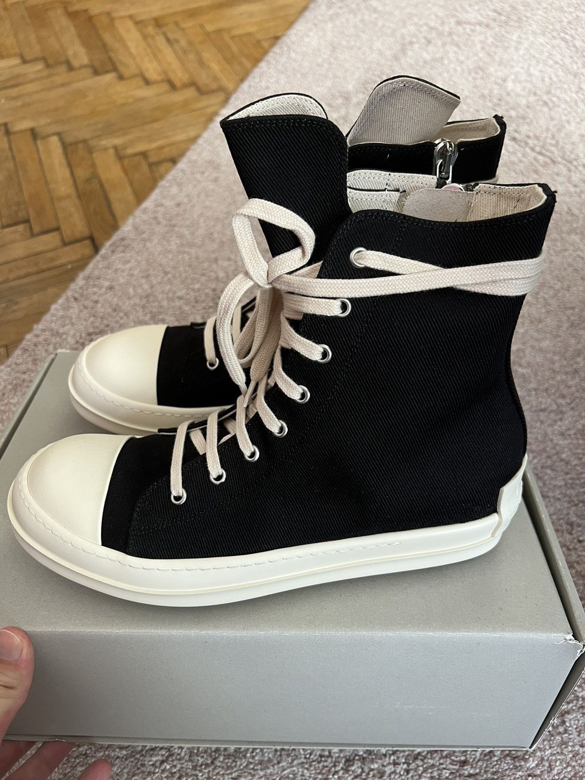 Rick Owens *BRANDNEW* RICK OWENS Vegan 🌱 Ramone Size US 10 / EU 43 - 3 Thumbnail