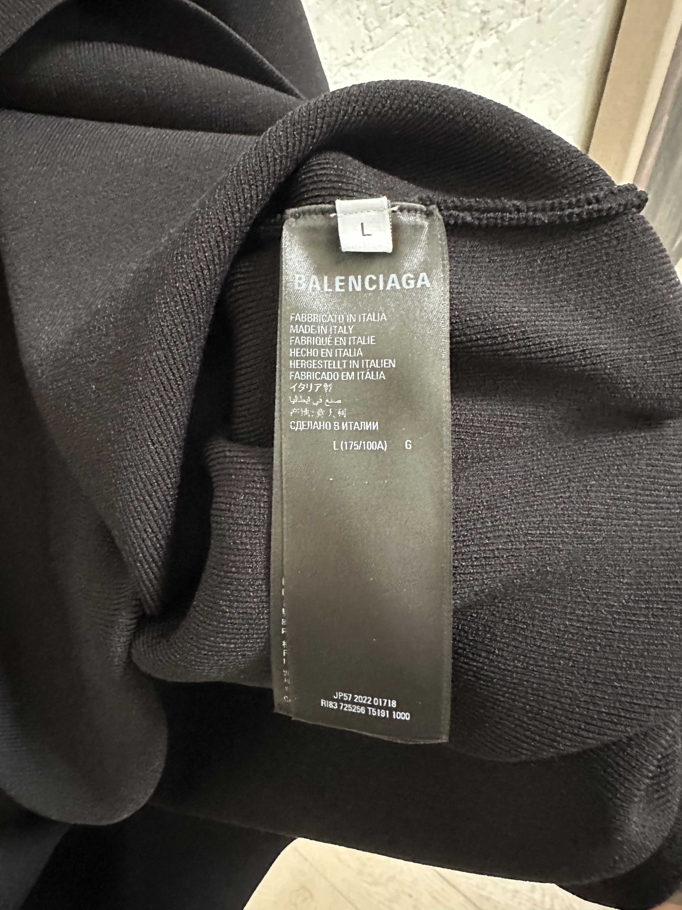 Balenciaga Balenciaga Knitted Fabric Hoodie Garde-robe Size L Size US L / EU 52-54 / 3 - 6 Thumbnail