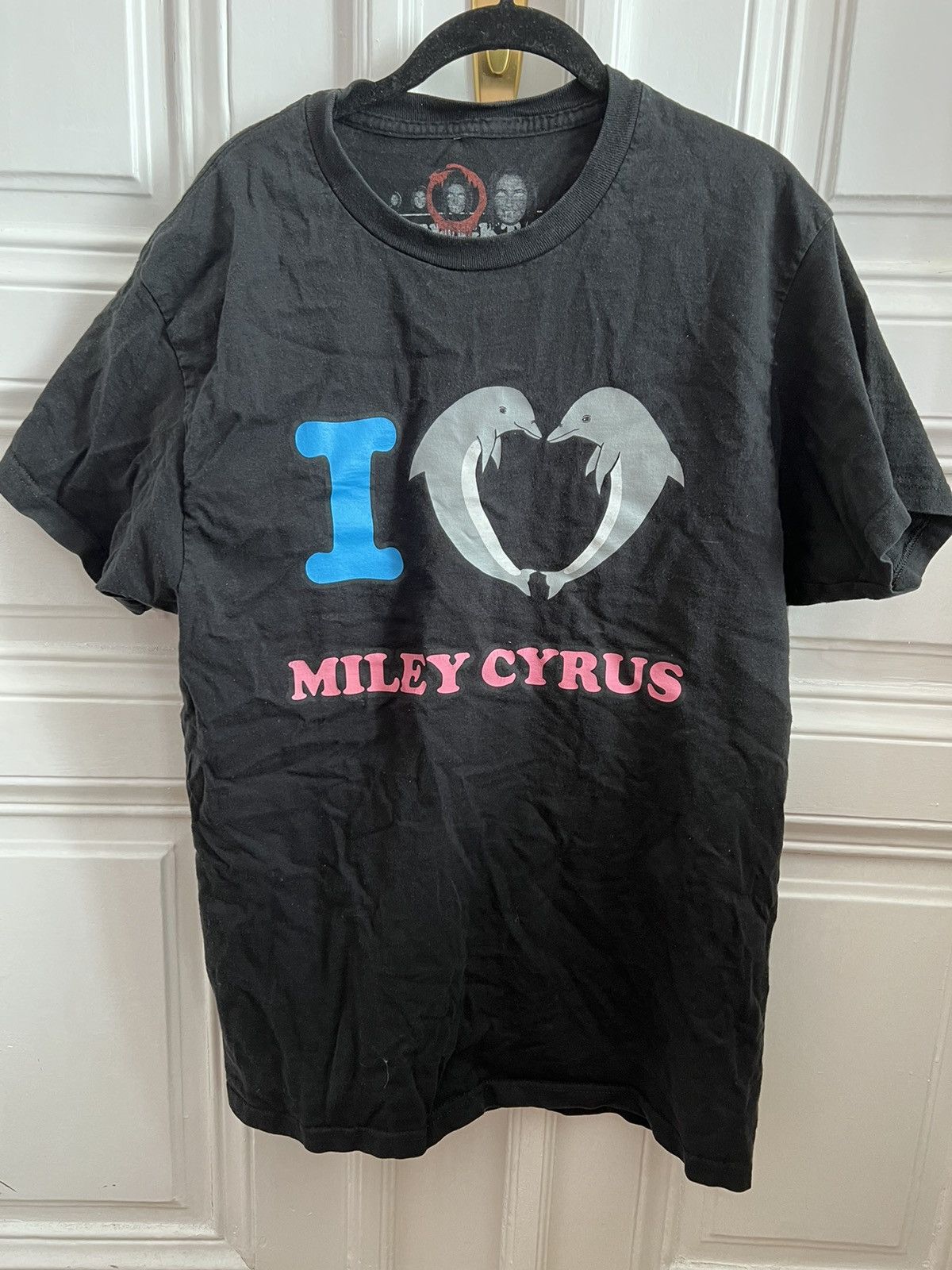 image of Odd Future x Tyler The Creator I Miley Cyrus Tshirt in Black, Men's (Size Large)