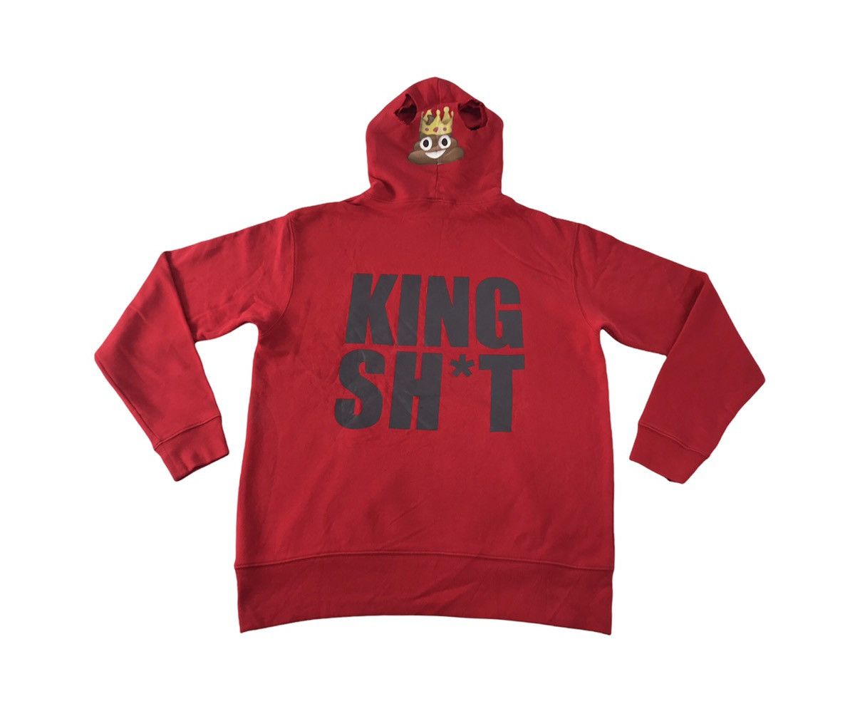 Grailed × Vintage Japanese Brand Pull Over Hoodies King Sh*t Spell Out Size US M / EU 48-50 / 2 - 1 Thumbnail