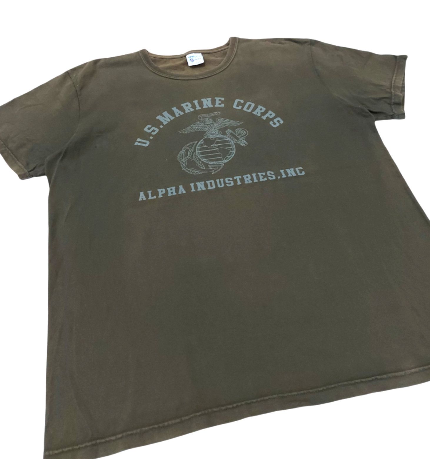 Alpha Industries RARE! ALPHA INDUSTRIES U.S MARINE CORPS BIG LOGO Size US XL / EU 56 / 4 - 4 Thumbnail
