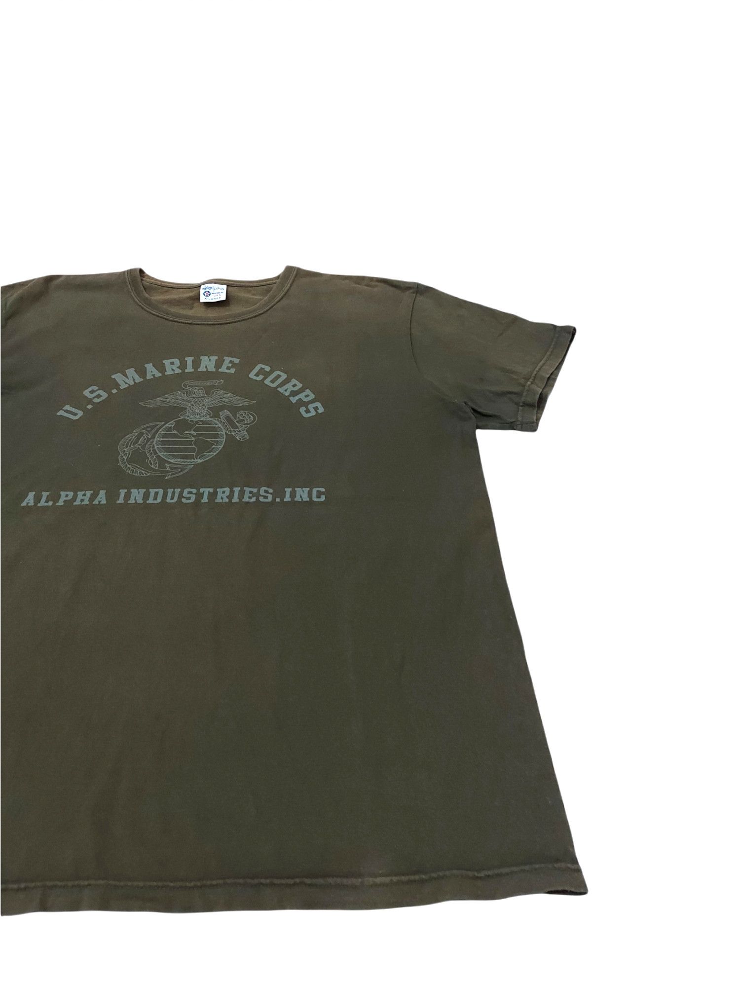 Alpha Industries RARE! ALPHA INDUSTRIES U.S MARINE CORPS BIG LOGO Size US XL / EU 56 / 4 - 2 Thumbnail