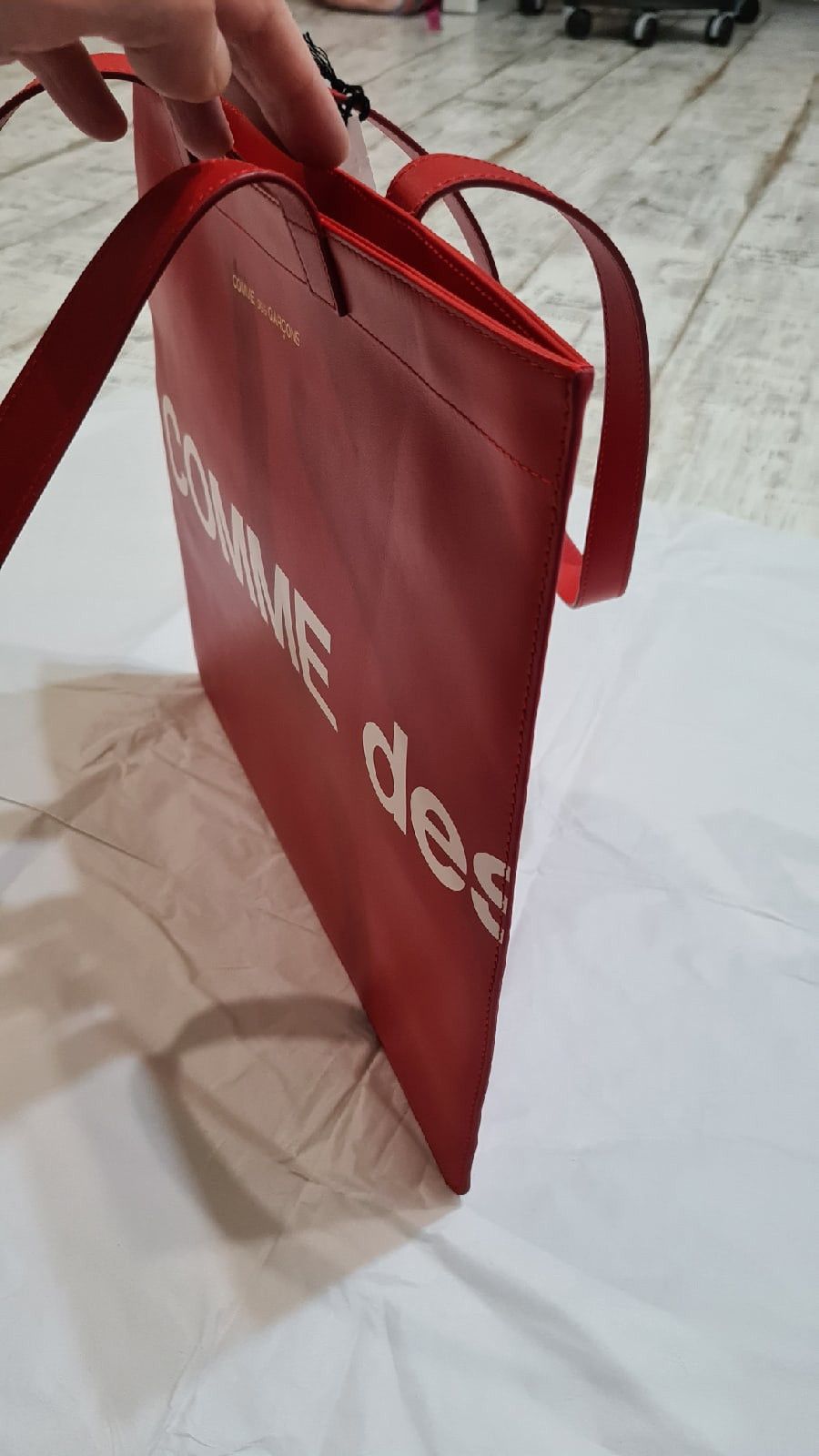 Comme des Garcons Comme des Garcons Tote Bag Leather - 100% Size ONE SIZE - 5 Thumbnail