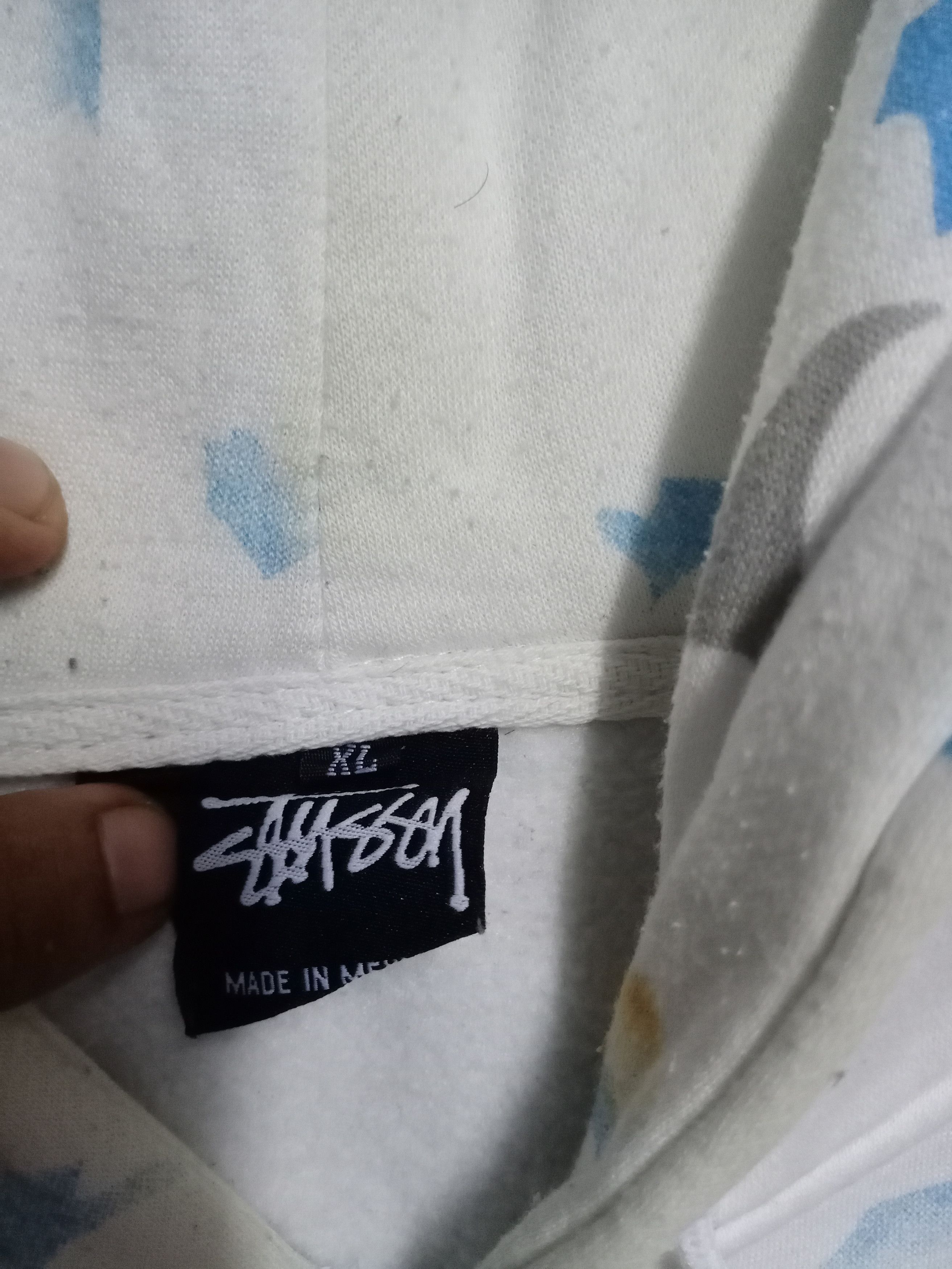 Stussy × Vintage Limited Edition Stussy Tye Dye Big Logo Embroidered Hoodie Size US XL / EU 56 / 4 - 5 Thumbnail