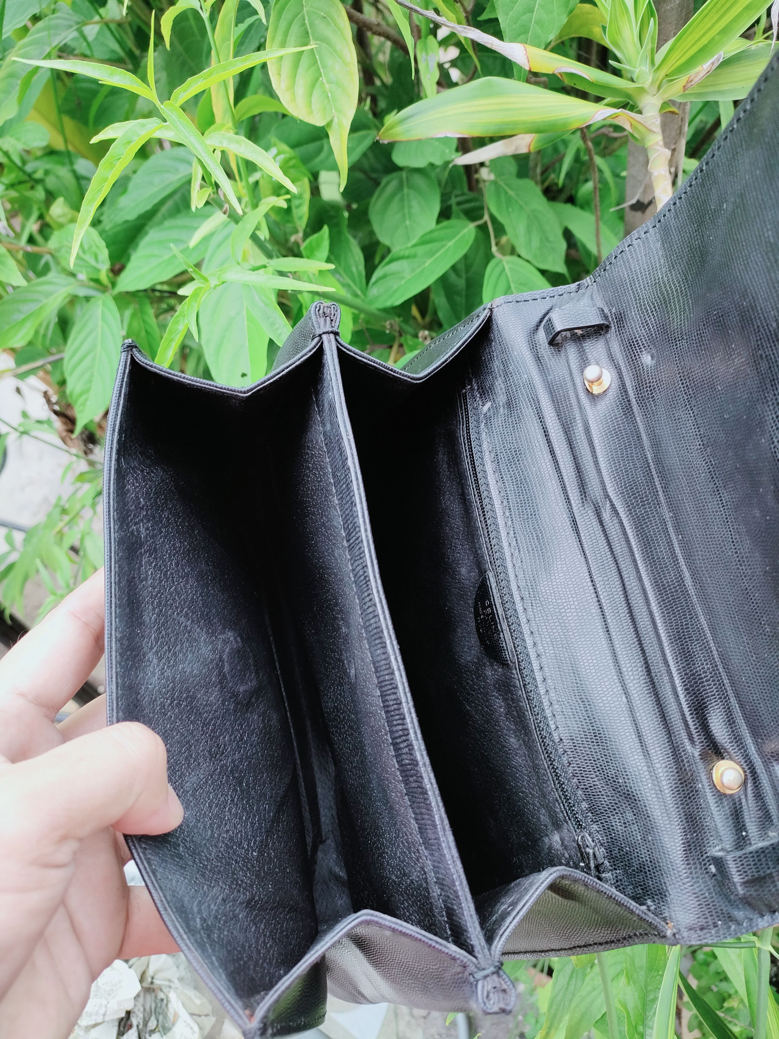 Celine × Hedi Slimane Celine 2 Way Handbag Pvc Leather Size ONE SIZE - 7 Thumbnail