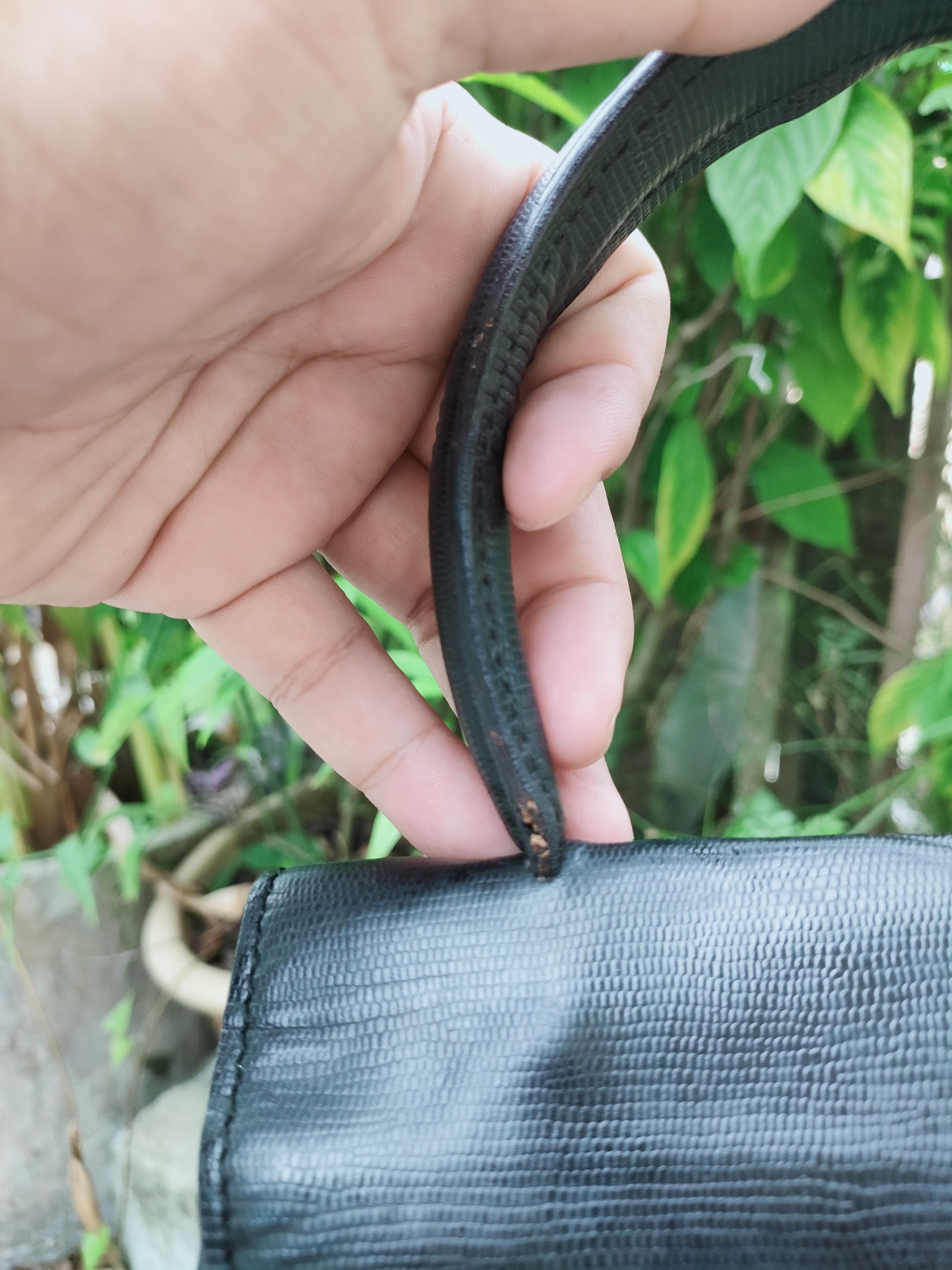 Celine × Hedi Slimane Celine 2 Way Handbag Pvc Leather Size ONE SIZE - 10 Thumbnail