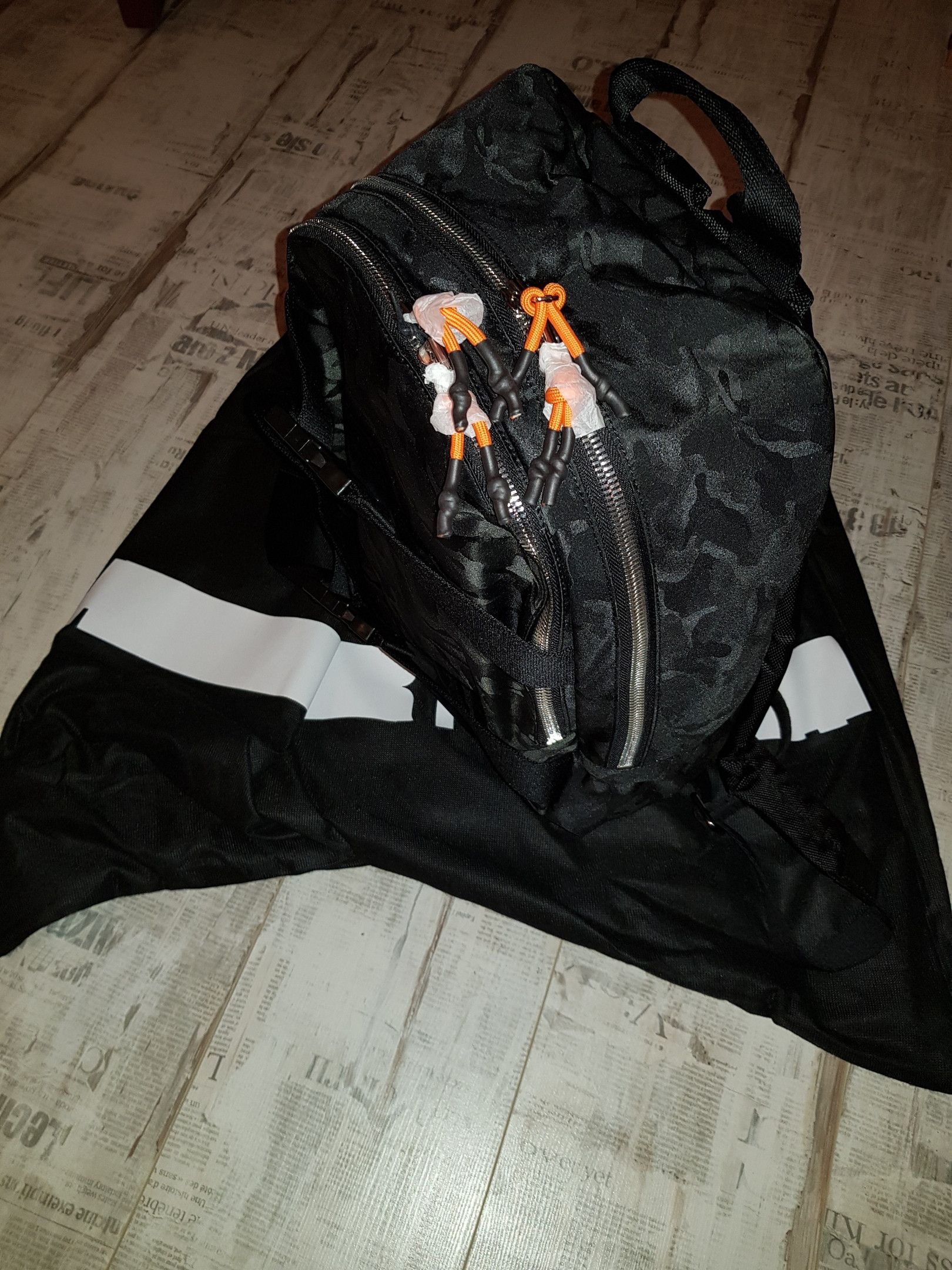 Alexander McQueen × MCQ Camouflage Skater Clip Backpack Size ONE SIZE - 6 Thumbnail