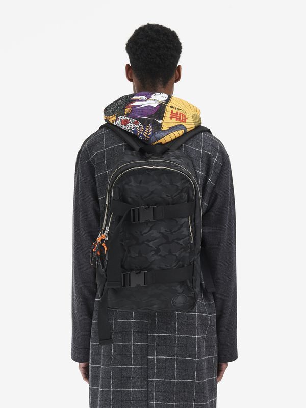 Alexander McQueen × MCQ Camouflage Skater Clip Backpack Size ONE SIZE - 1 Thumbnail