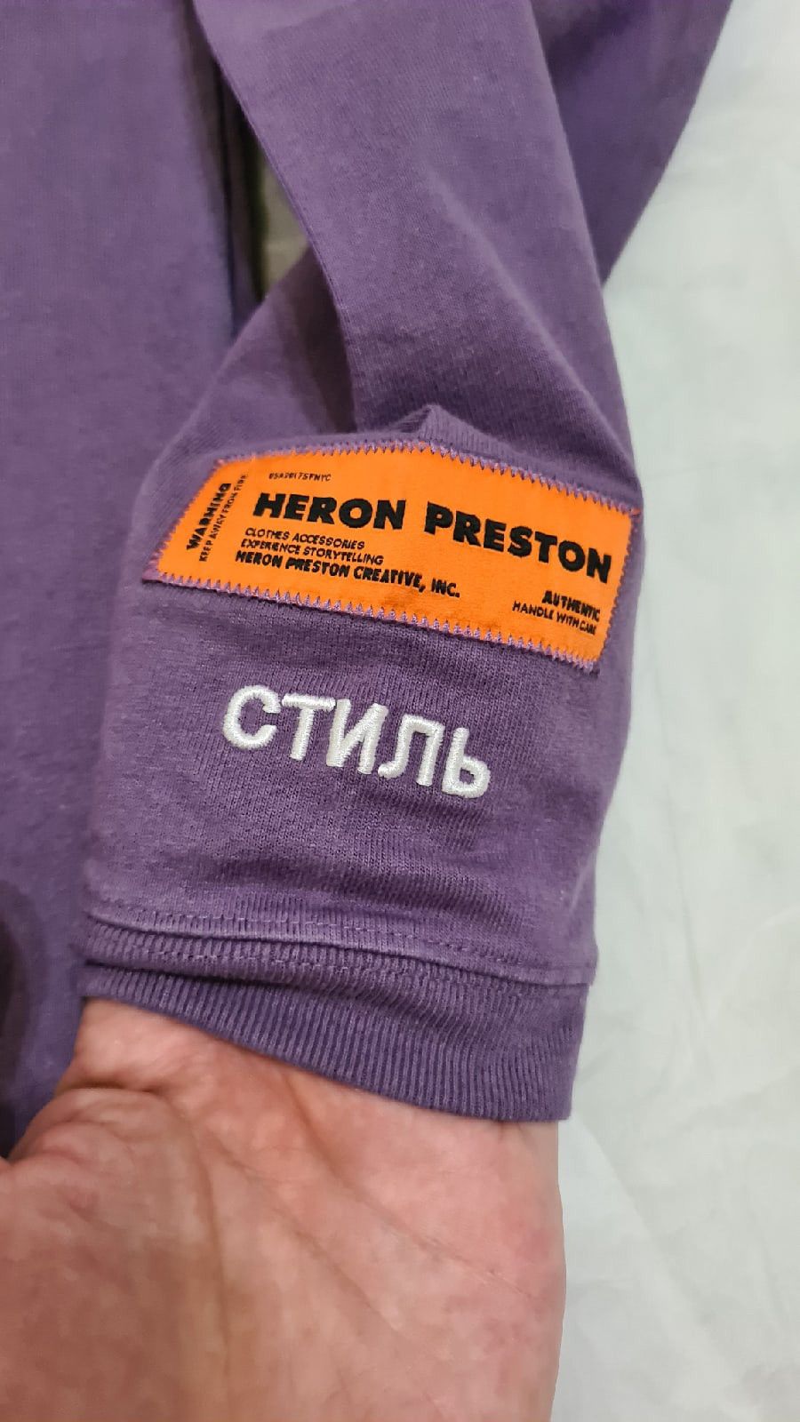 Heron Preston HERON PRESTON LONG SLEEVE TURTLENECK Size US M / EU 48-50 / 2 - 6 Thumbnail