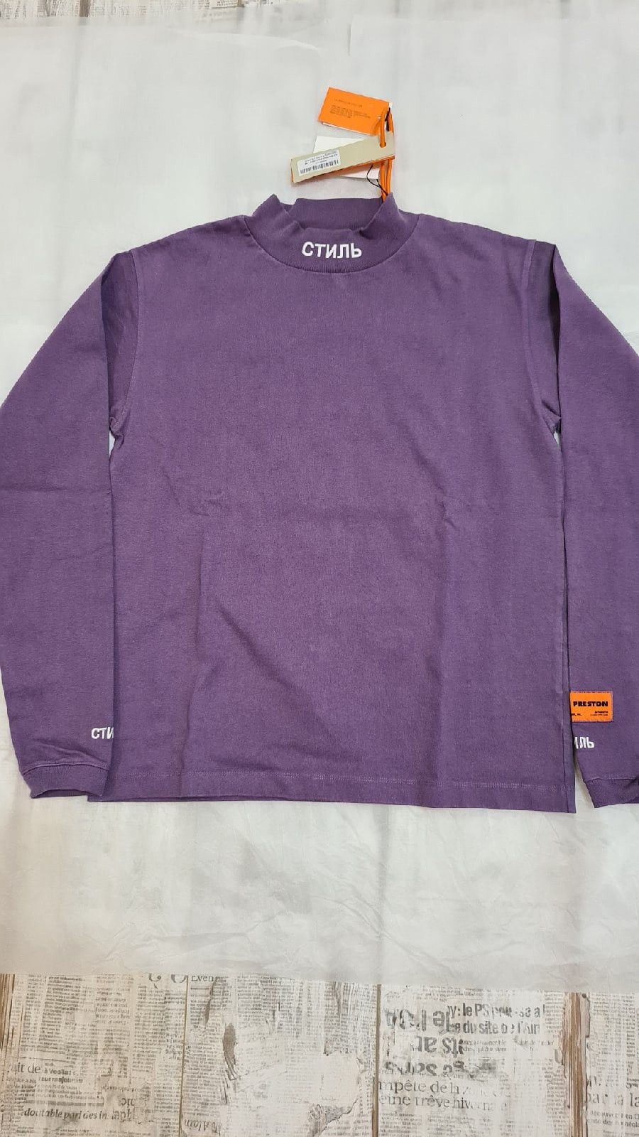 Heron Preston HERON PRESTON LONG SLEEVE TURTLENECK Size US M / EU 48-50 / 2 - 4 Thumbnail