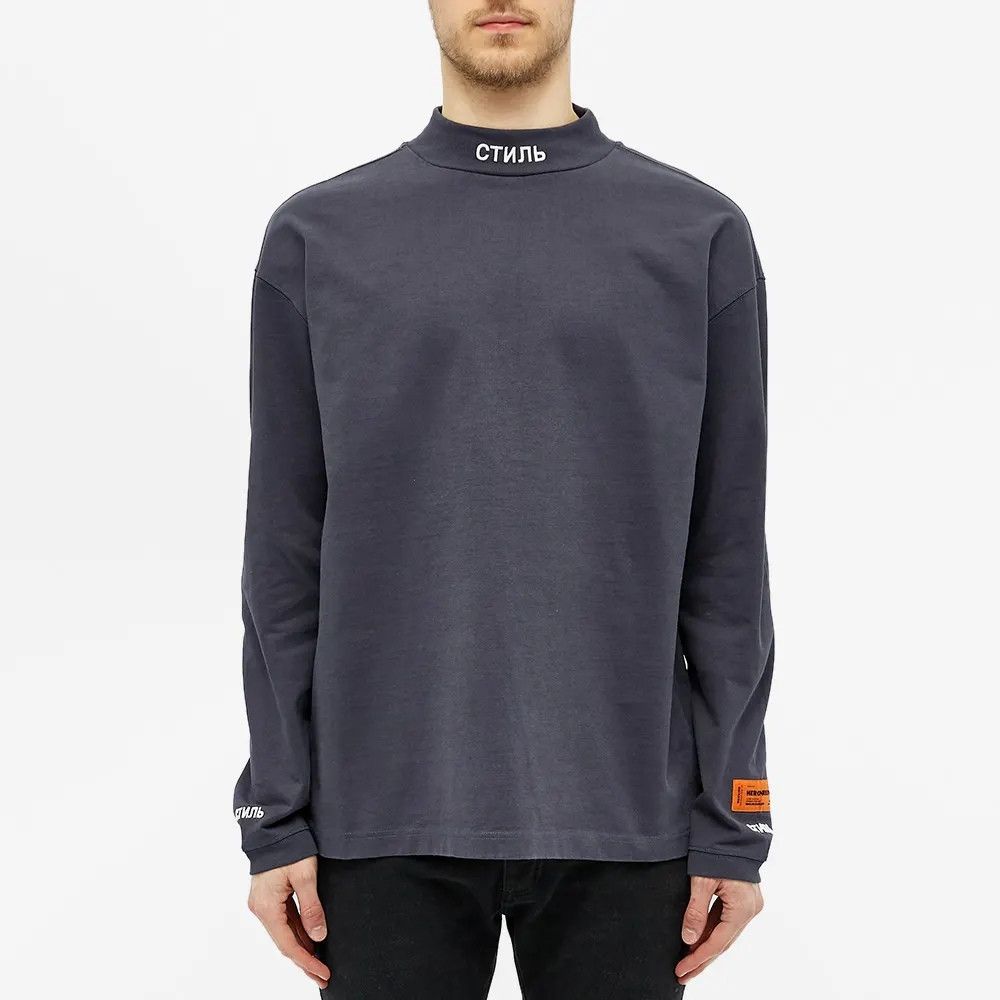 Heron Preston HERON PRESTON LONG SLEEVE TURTLENECK Size US M / EU 48-50 / 2 - 2 Thumbnail