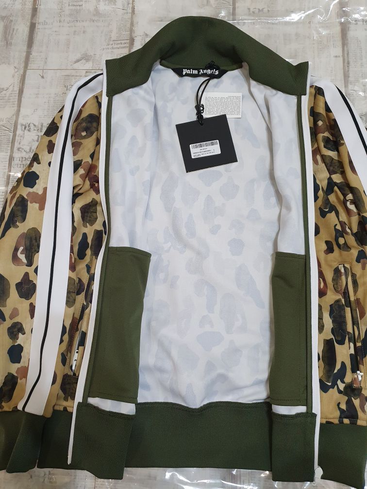 Palm Angels Palm Angels Track Jacket Camo - fit M size Size US L / EU 52-54 / 3 - 6 Thumbnail