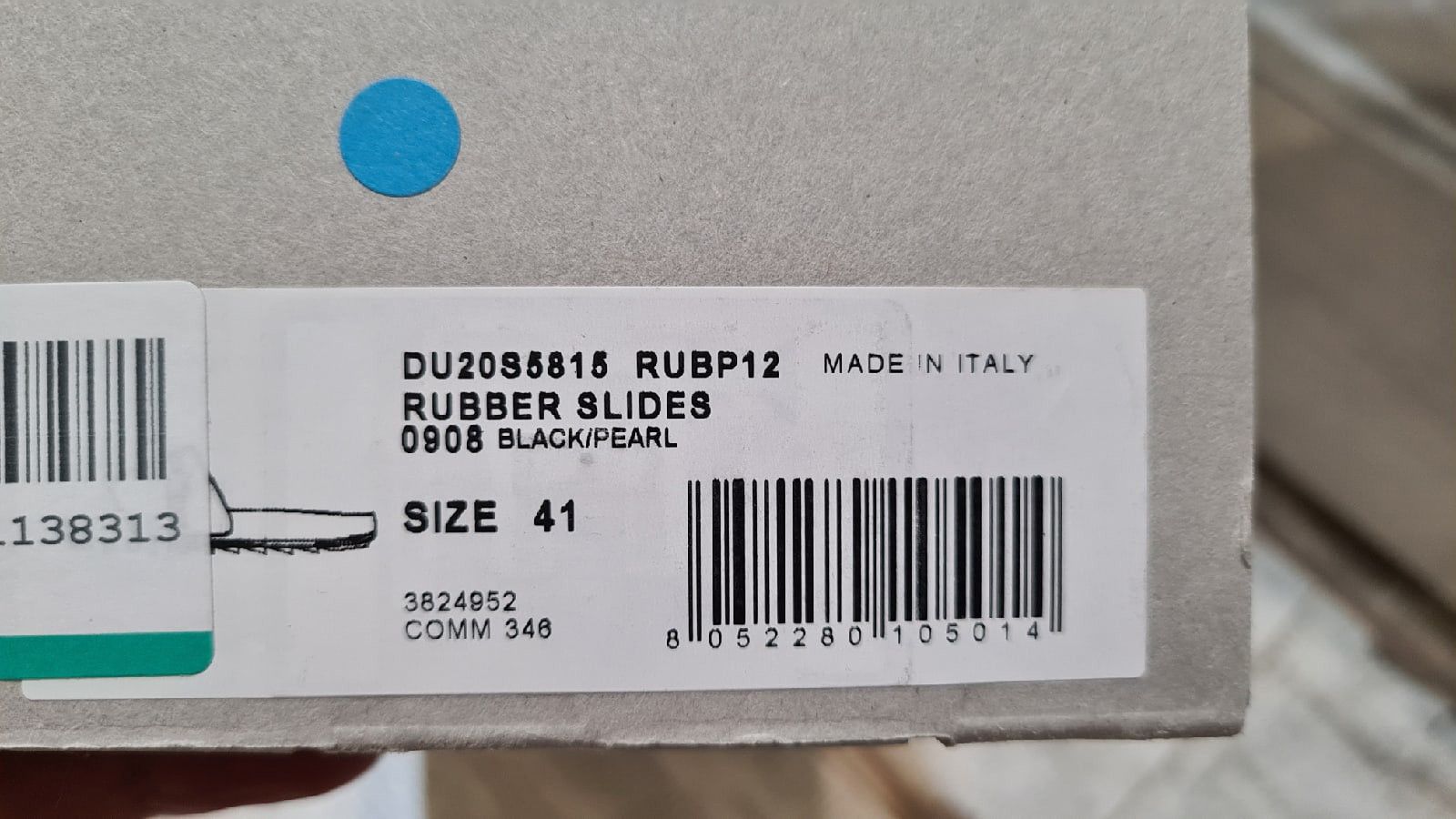 Rick Owens × Rick Owens Drkshdw RICK OWENS DRKSHDW RUBBER SLIDE Sombra Oscura 28 cm Size US 8.5 / EU 41-42 - 5 Thumbnail