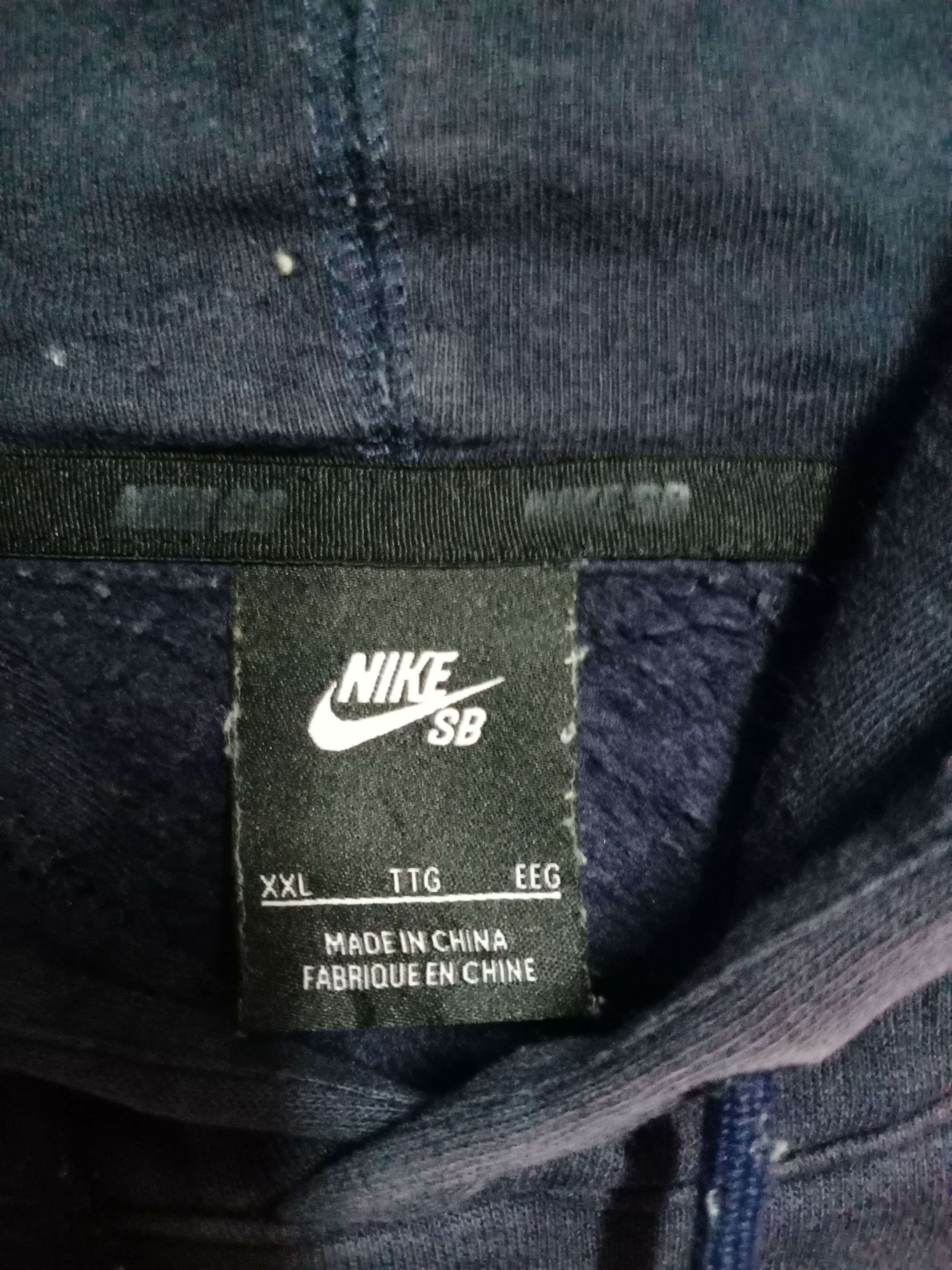 Nike × Vintage Vintage Nike SB Skateboarding Big logo Hoodie Size US XL / EU 56 / 4 - 4 Thumbnail