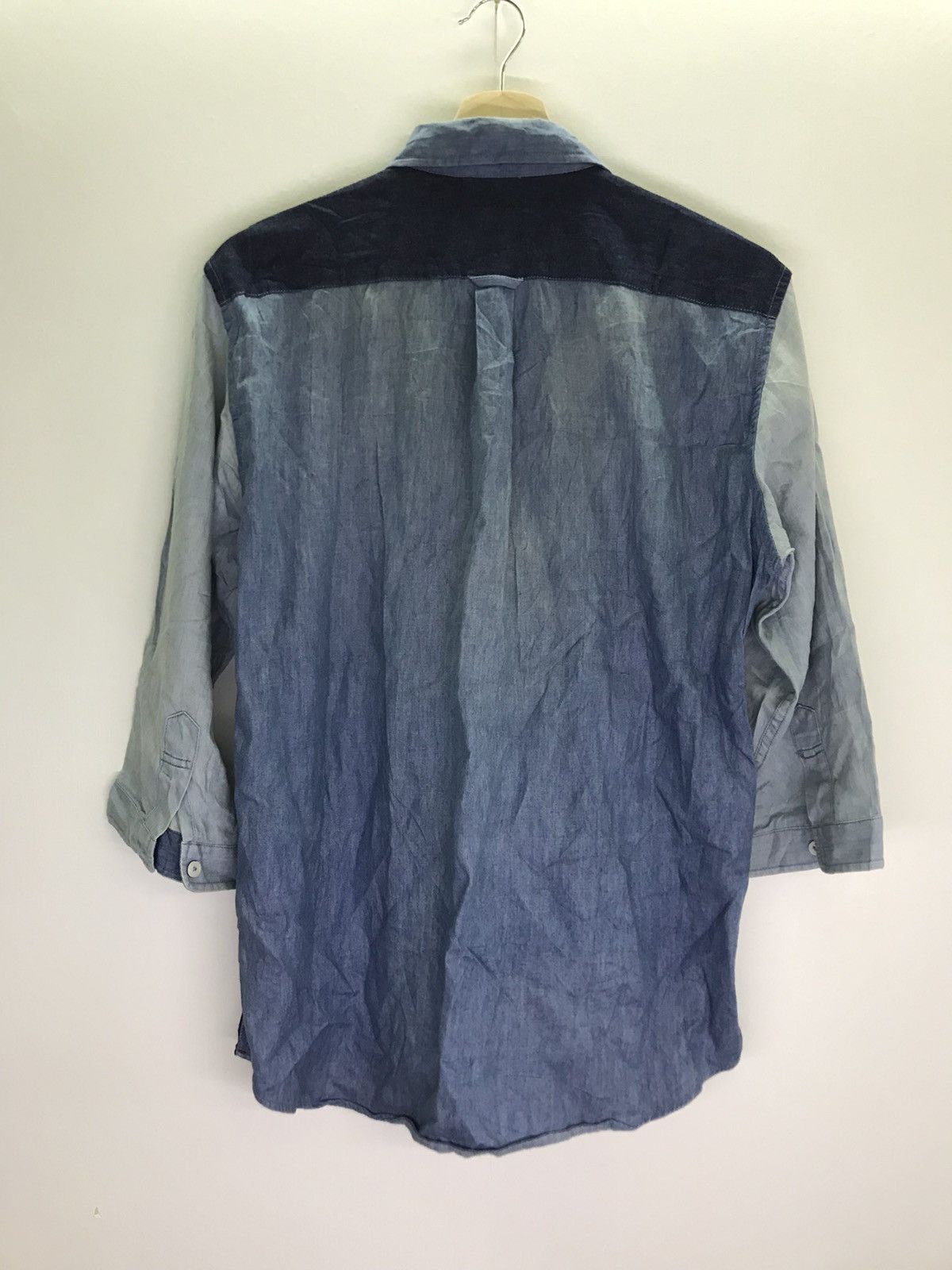 Japanese Brand 3q Takeo Kukichi Patched ButtonUp Shirt kapital inspired Size US M / EU 48-50 / 2 - 3 Thumbnail