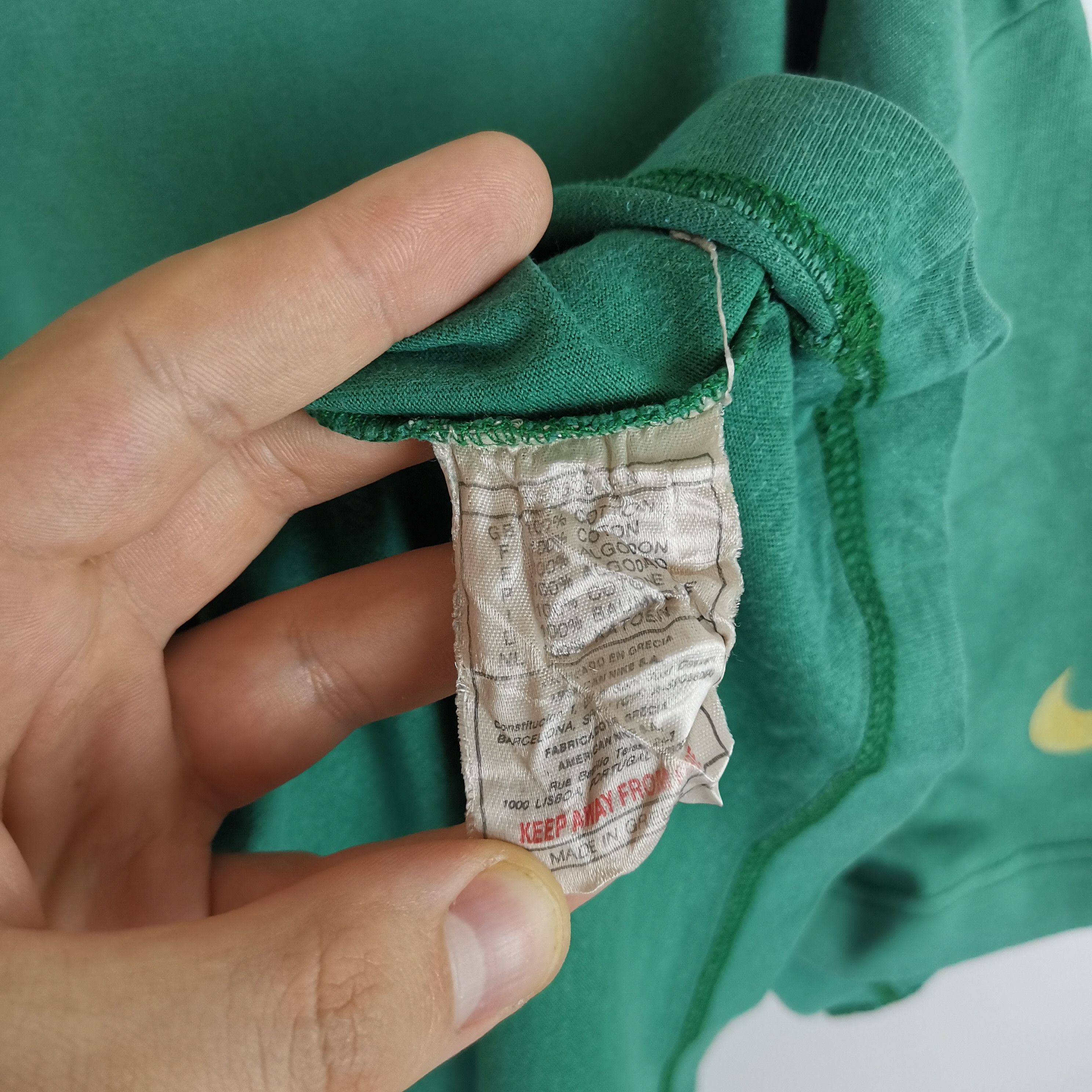Nike Nike vintage 90s international premiere cup Green tee shirt Size US L / EU 52-54 / 3 - 3 Thumbnail