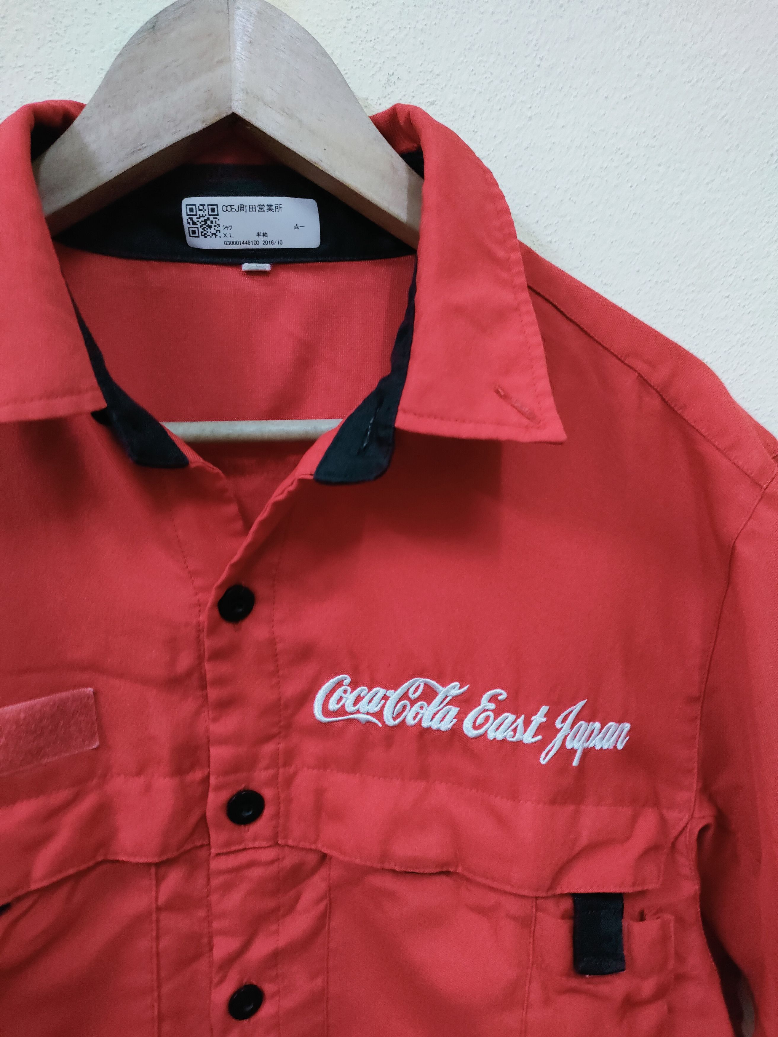 Coca Cola Coca Cola Short Sleeve Worker Shirt Size US M / EU 48-50 / 2 - 5 Thumbnail