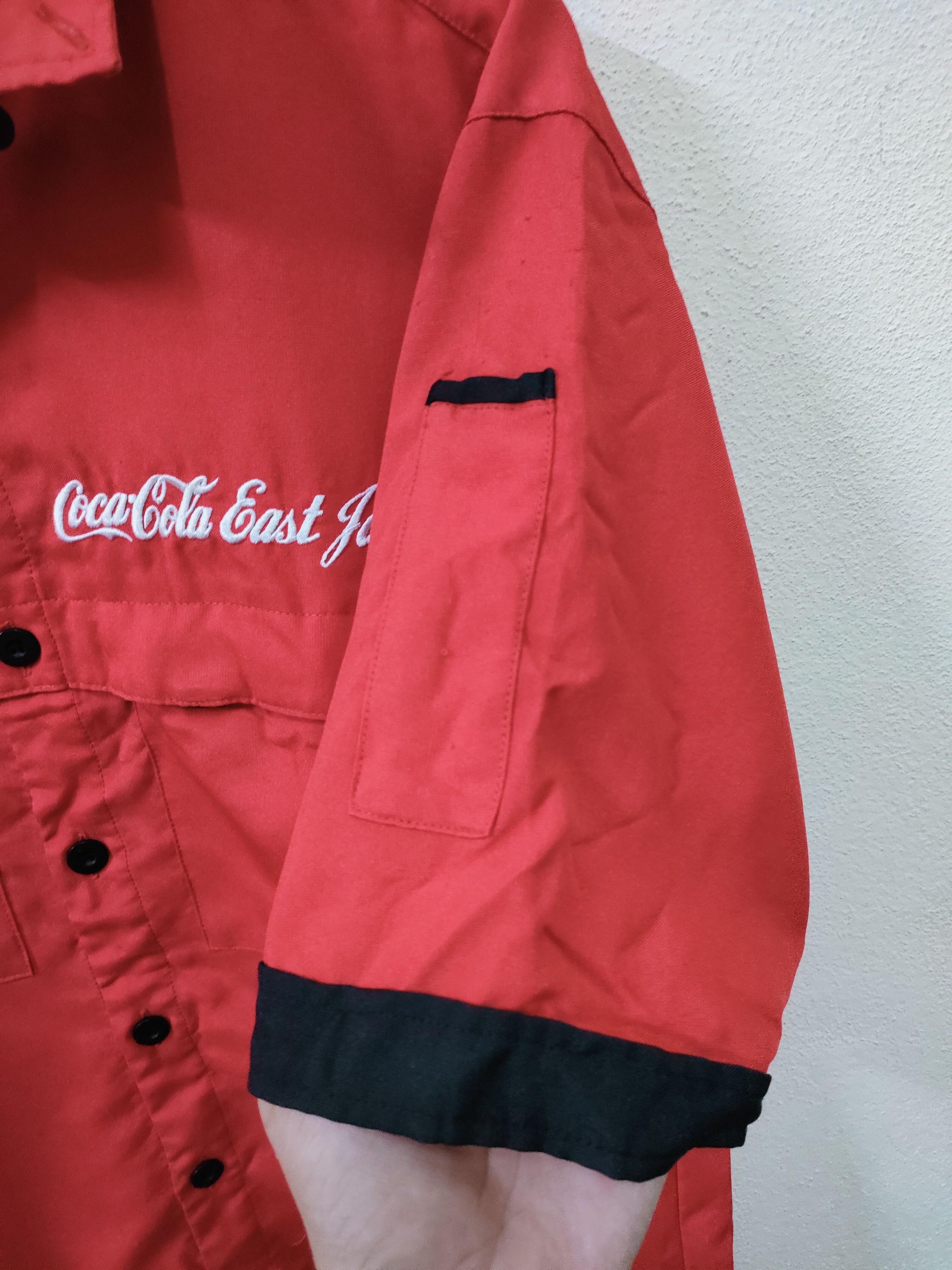 Coca Cola Coca Cola Short Sleeve Worker Shirt Size US M / EU 48-50 / 2 - 4 Thumbnail