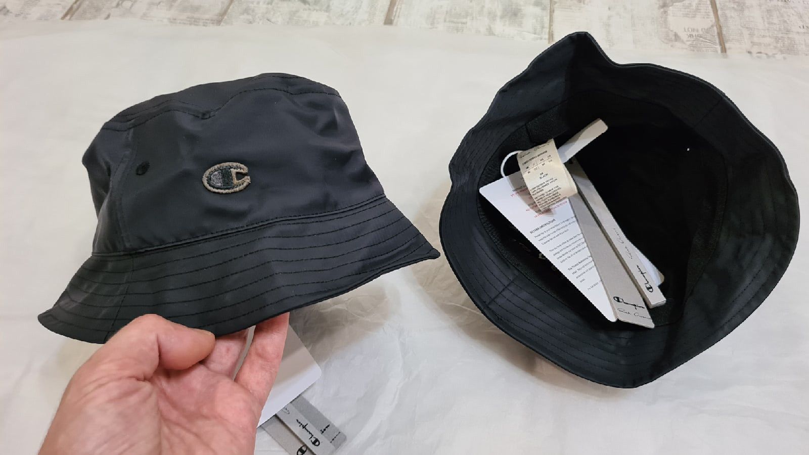 Champion × Rick Owens × Rick Owens Drkshdw Rick Owens DRKSHDW Champion Nylon Gilligan Hat Panama Size ONE SIZE - 4 Thumbnail