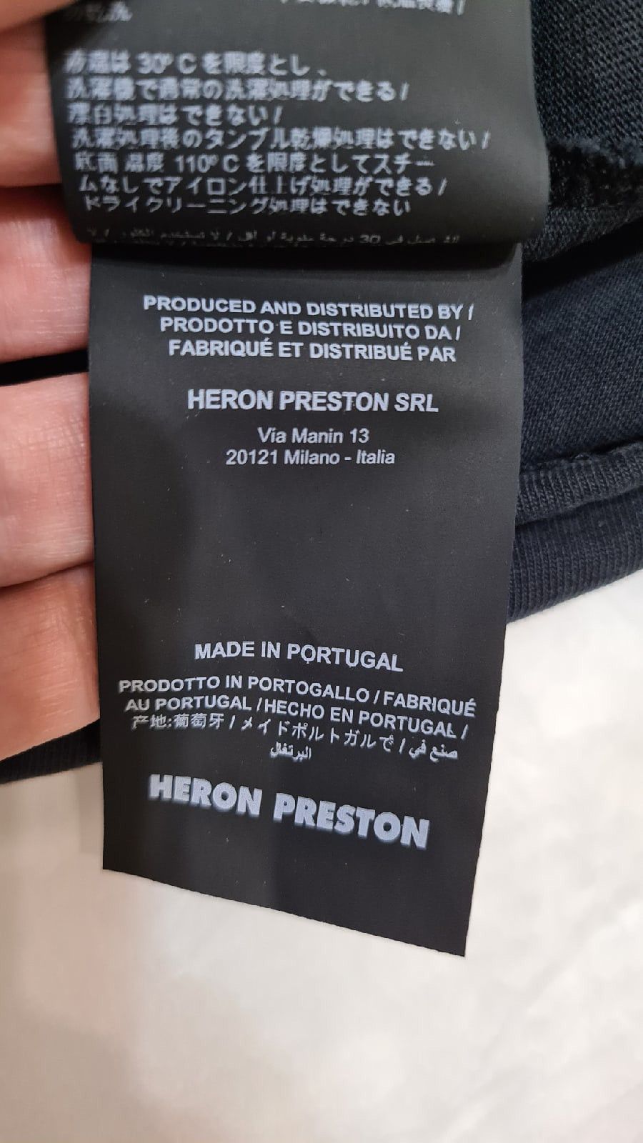 Heron Preston Heron Preston Spray Crow Long Sleeve Fit M size Size US S / EU 44-46 / 1 - 6 Thumbnail