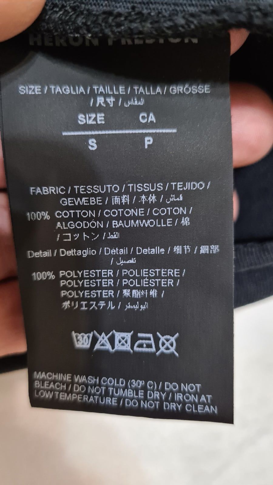 Heron Preston Heron Preston Spray Crow Long Sleeve Fit M size Size US S / EU 44-46 / 1 - 7 Thumbnail