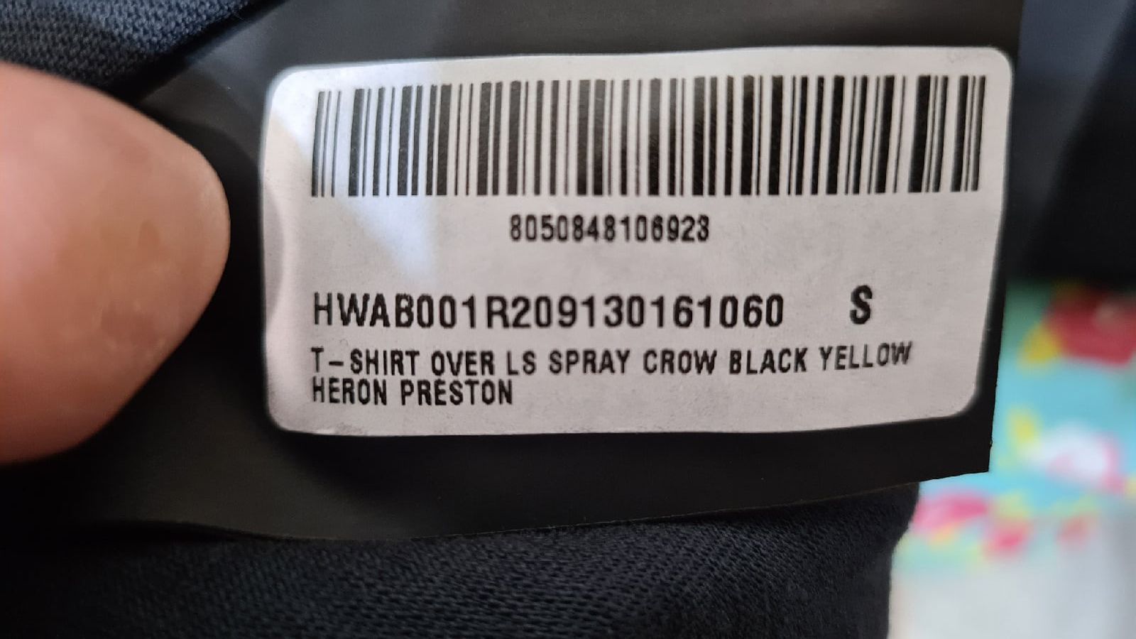 Heron Preston Heron Preston Spray Crow Long Sleeve Fit M size Size US S / EU 44-46 / 1 - 5 Thumbnail