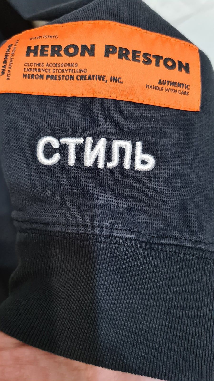 Heron Preston Heron Preston Spray Crow Long Sleeve Fit M size Size US S / EU 44-46 / 1 - 4 Thumbnail