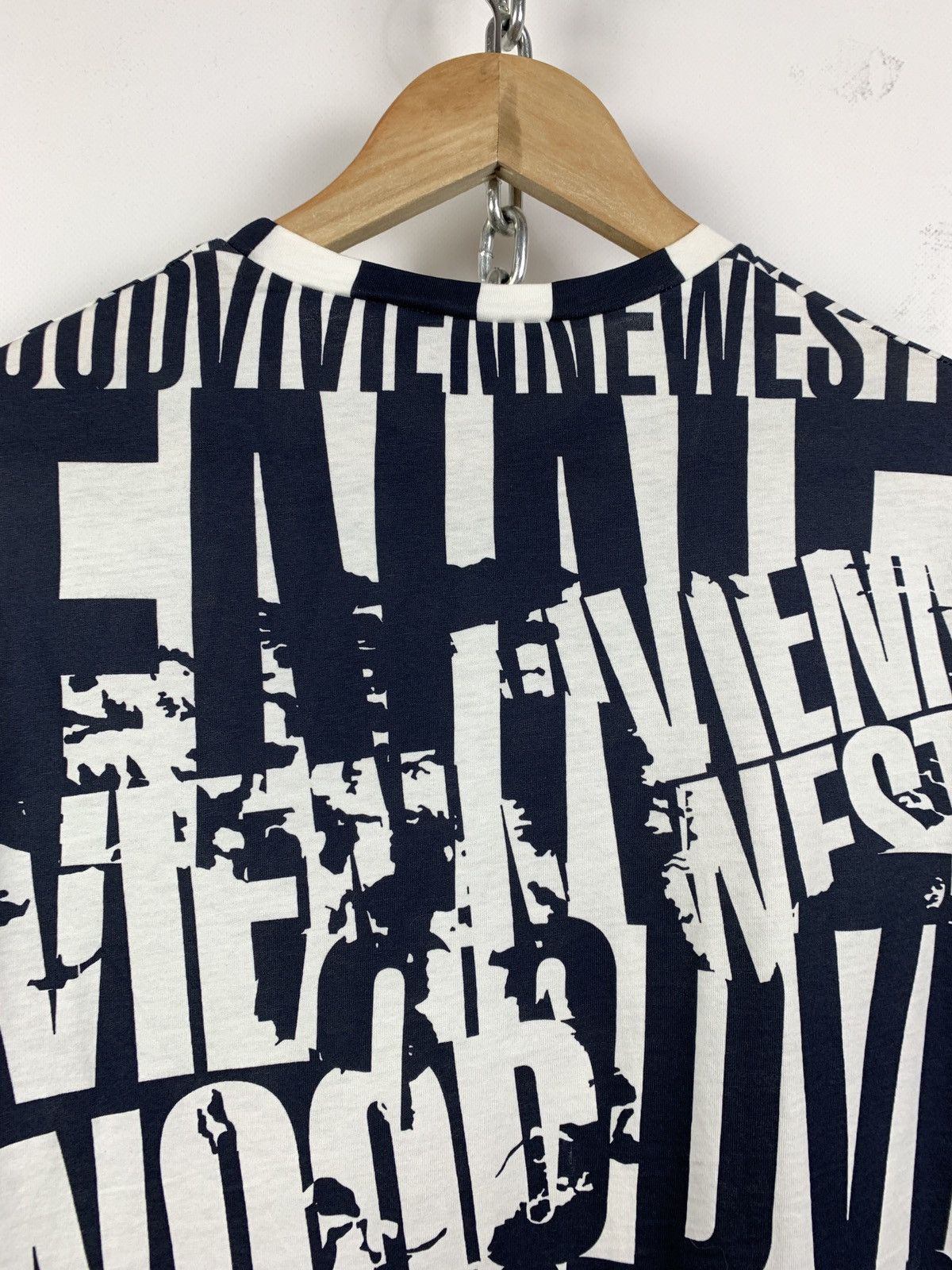 Vivienne Westwood Vivienne Westwood Blue/White Rare T-Shirt Size US M / EU 48-50 / 2 - 10 Thumbnail