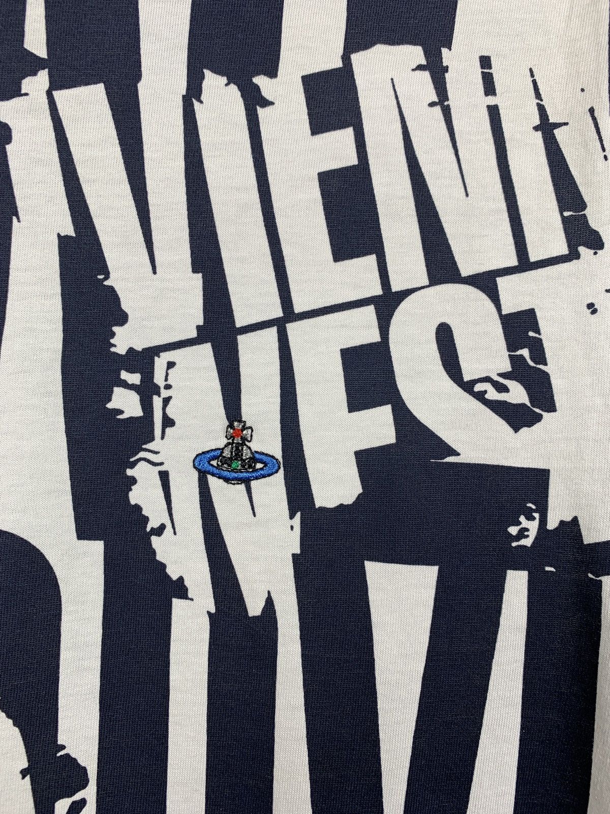 Vivienne Westwood Vivienne Westwood Blue/White Rare T-Shirt Size US M / EU 48-50 / 2 - 4 Thumbnail