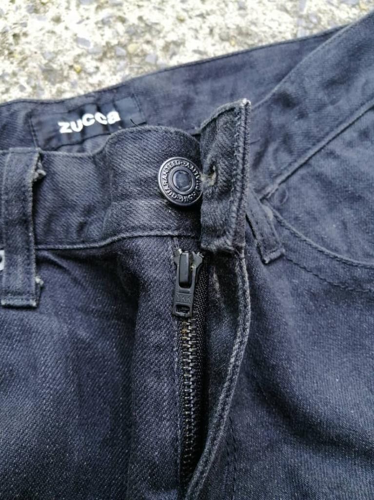 Designer × Zucca Zucca Black Denim Jeans Made In Japan Size 28" / US 6 / IT 42 - 4 Thumbnail