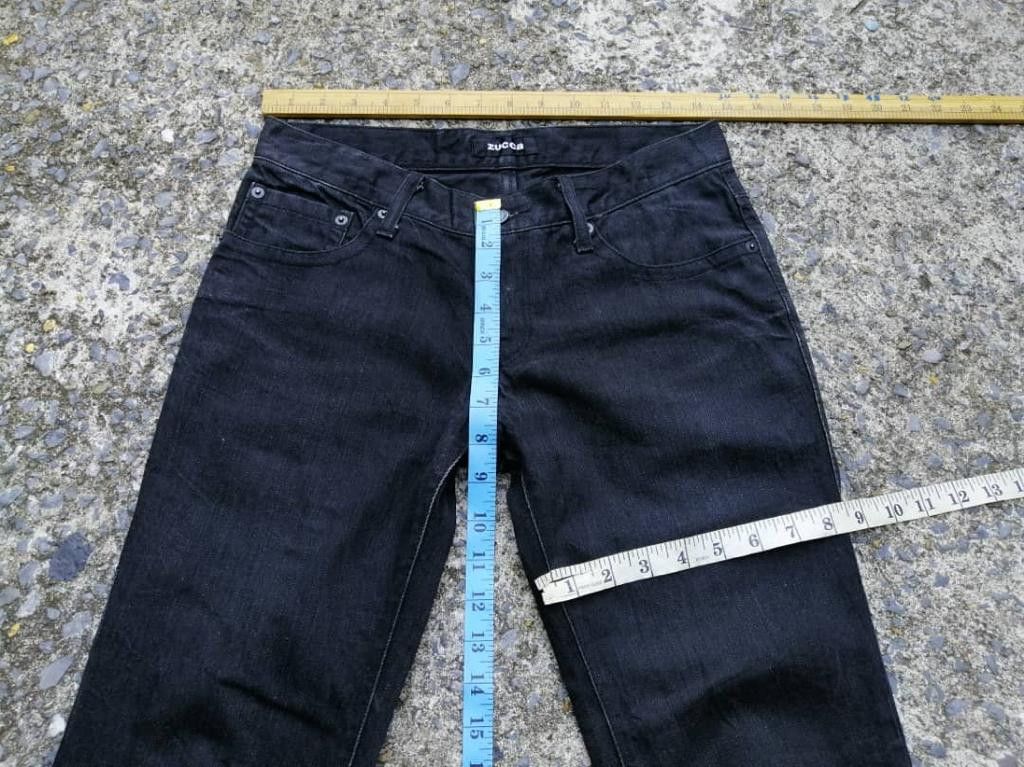 Designer × Zucca Zucca Black Denim Jeans Made In Japan Size 28" / US 6 / IT 42 - 3 Thumbnail