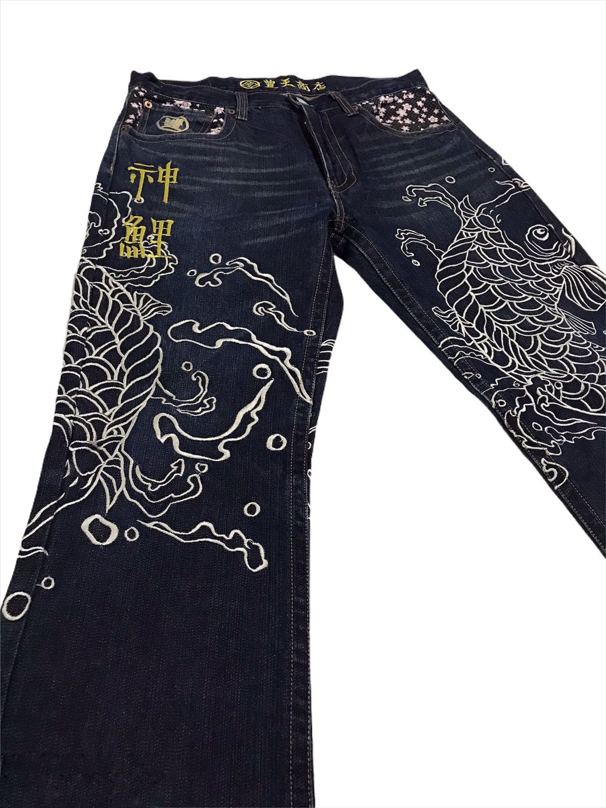 Japanese Brand × Kings Of Indigo 🔥🔥Japanese Embroidered Sukajan Denim Regular Size US 34 / EU 50 - 2 Thumbnail