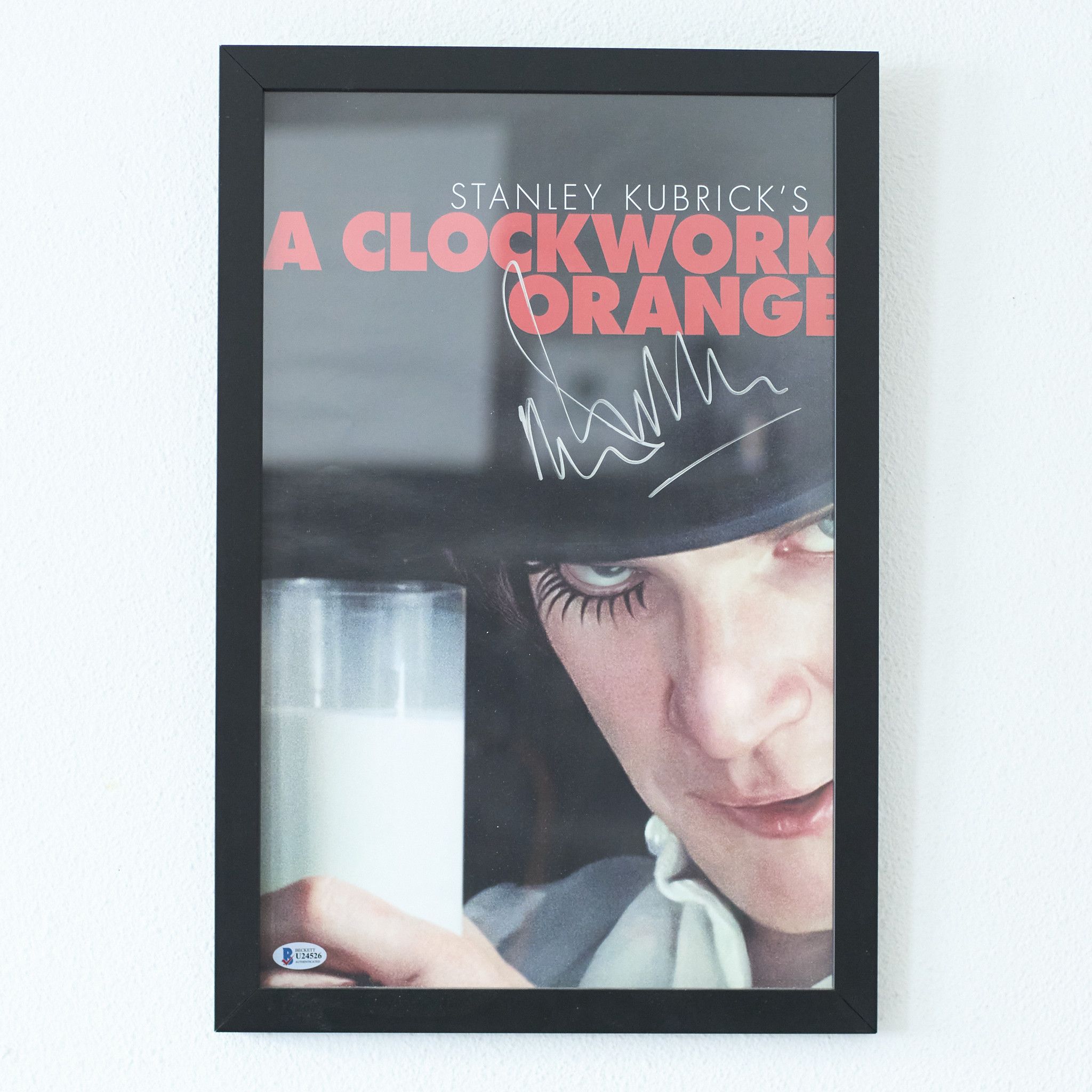 Other Clockwork Orange Malcolm McDougel Autographed Movie Poster Size ONE SIZE - 1 Thumbnail