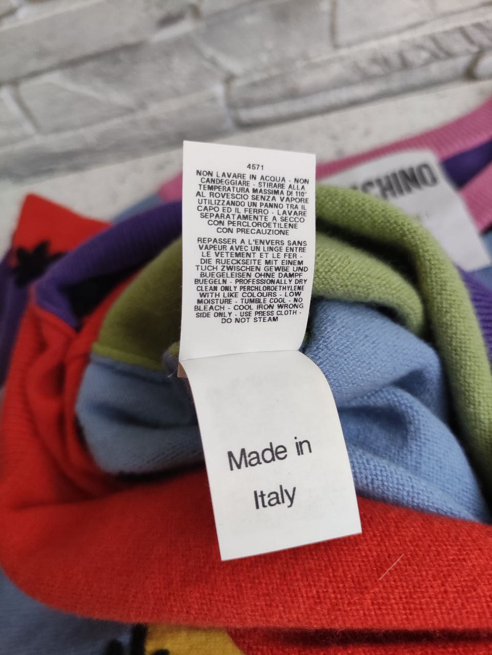 Moschino Moschino Couture Patchwork Colorful Sweater Size M / US 6-8 / IT 42-44 - 12 Thumbnail