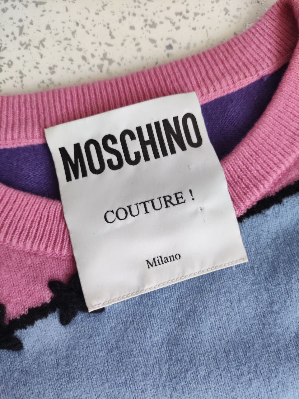 Moschino Moschino Couture Patchwork Colorful Sweater Size M / US 6-8 / IT 42-44 - 8 Thumbnail