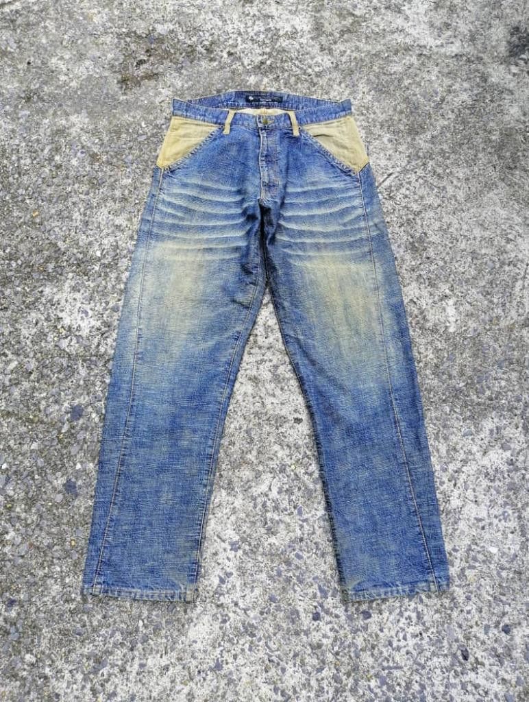Designer × Japanese Brand East20box Nice Design Denim Jeans Size US 31 - 1 Thumbnail