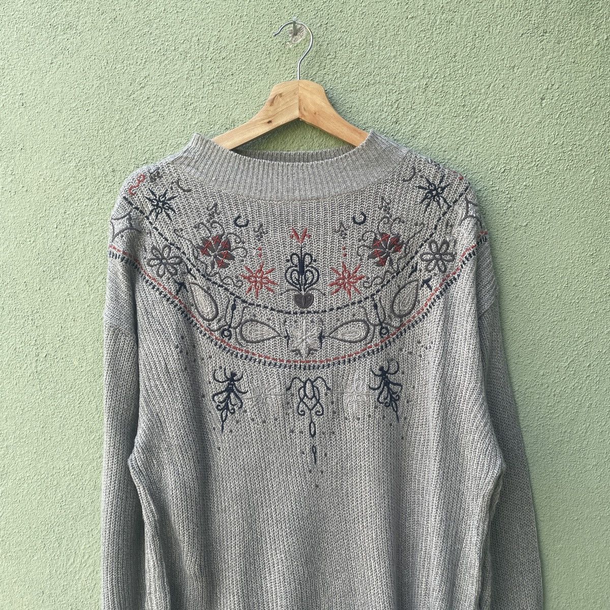 Aran Isles Knitwear Vintage JC Grey Knitwear Sweater Size US L / EU 52-54 / 3 - 3 Thumbnail