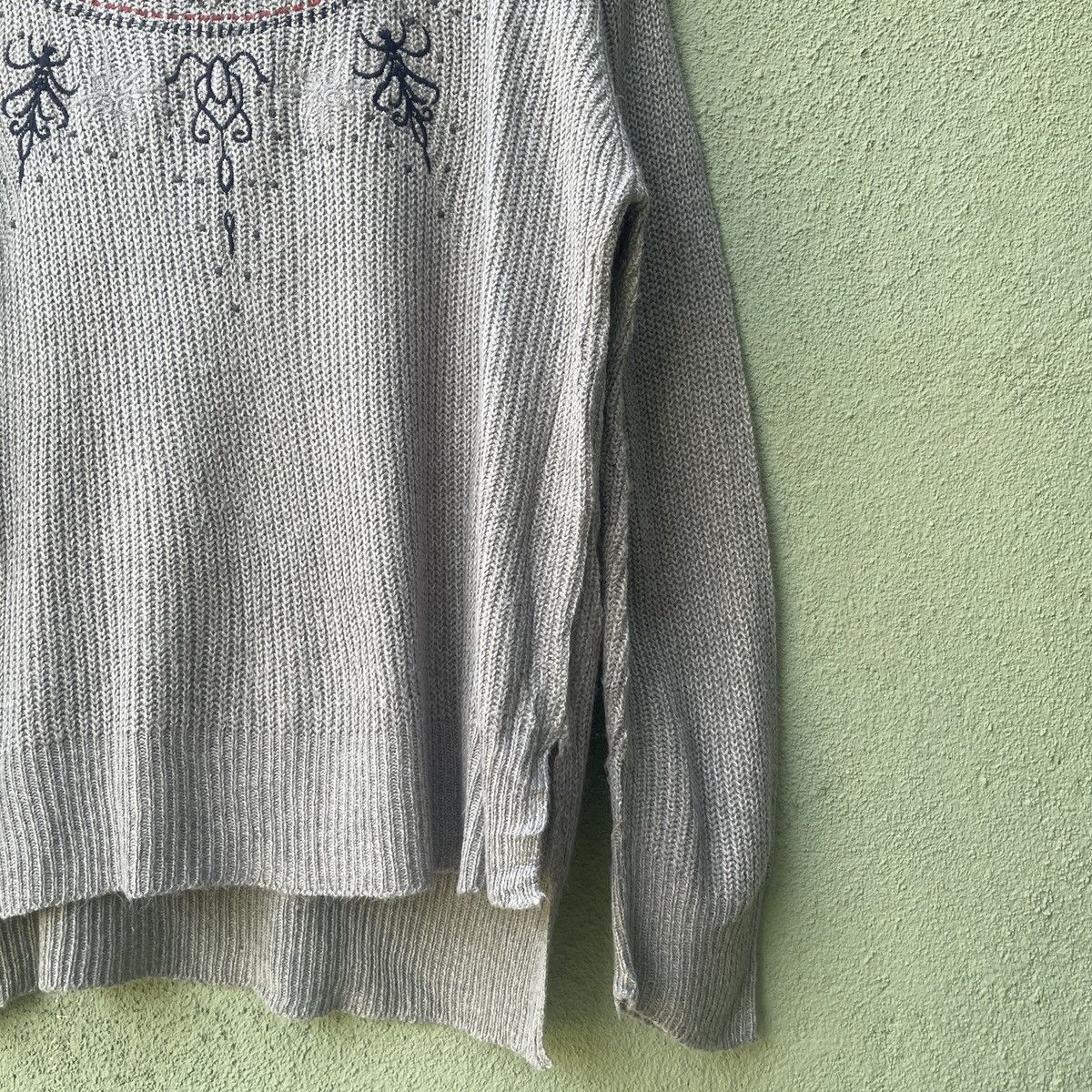 Aran Isles Knitwear Vintage JC Grey Knitwear Sweater Size US L / EU 52-54 / 3 - 5 Thumbnail