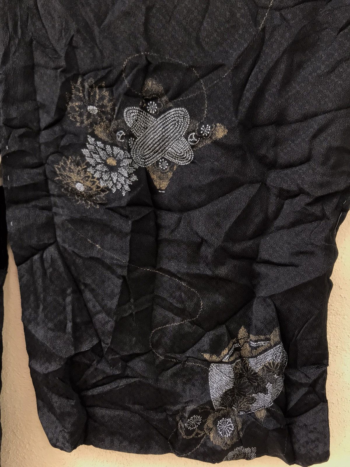 Japanese Brand Vintage embroided silk noragi kimono cardigan jacket Size US L / EU 52-54 / 3 - 4 Thumbnail