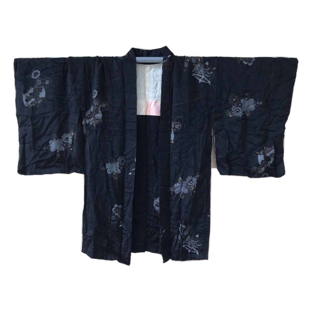 Japanese Brand Vintage embroided silk noragi kimono cardigan jacket Size US L / EU 52-54 / 3 - 1 Thumbnail