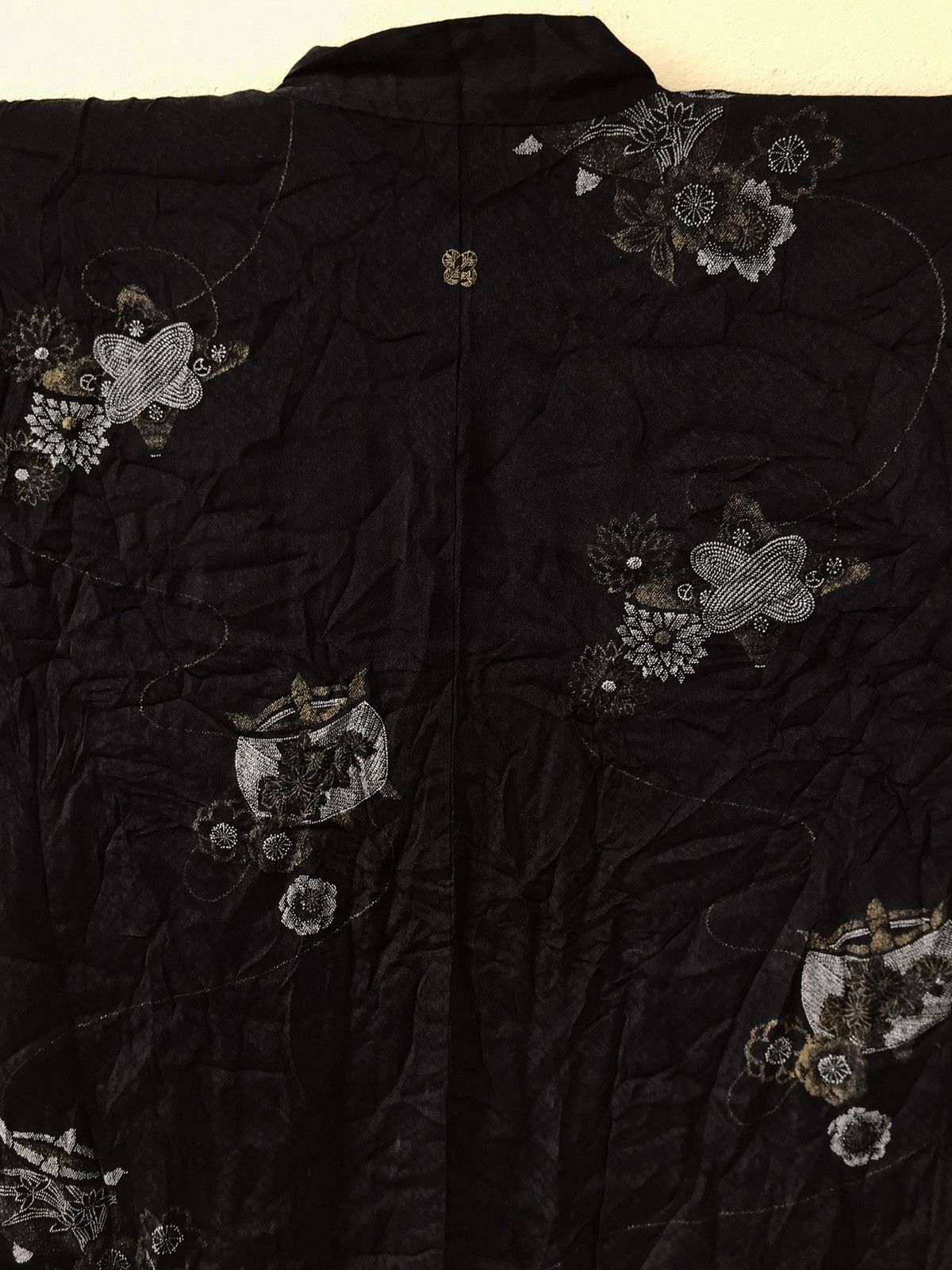 Japanese Brand Vintage embroided silk noragi kimono cardigan jacket Size US L / EU 52-54 / 3 - 5 Thumbnail