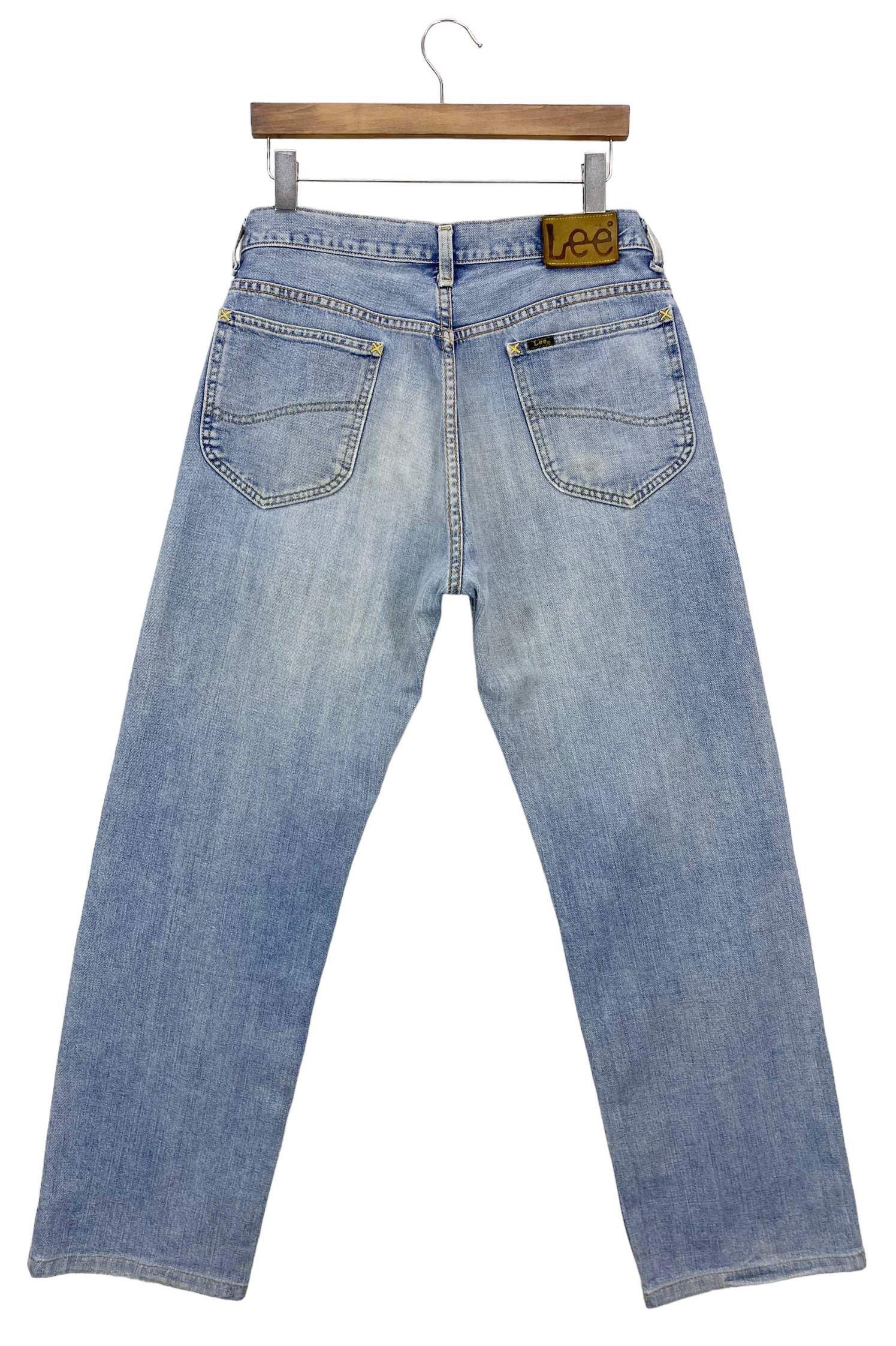 Lee 90s Lee Riders Denim Selvedge Jeans Light Blue Wash Jeans Size US 31 - 1 Thumbnail
