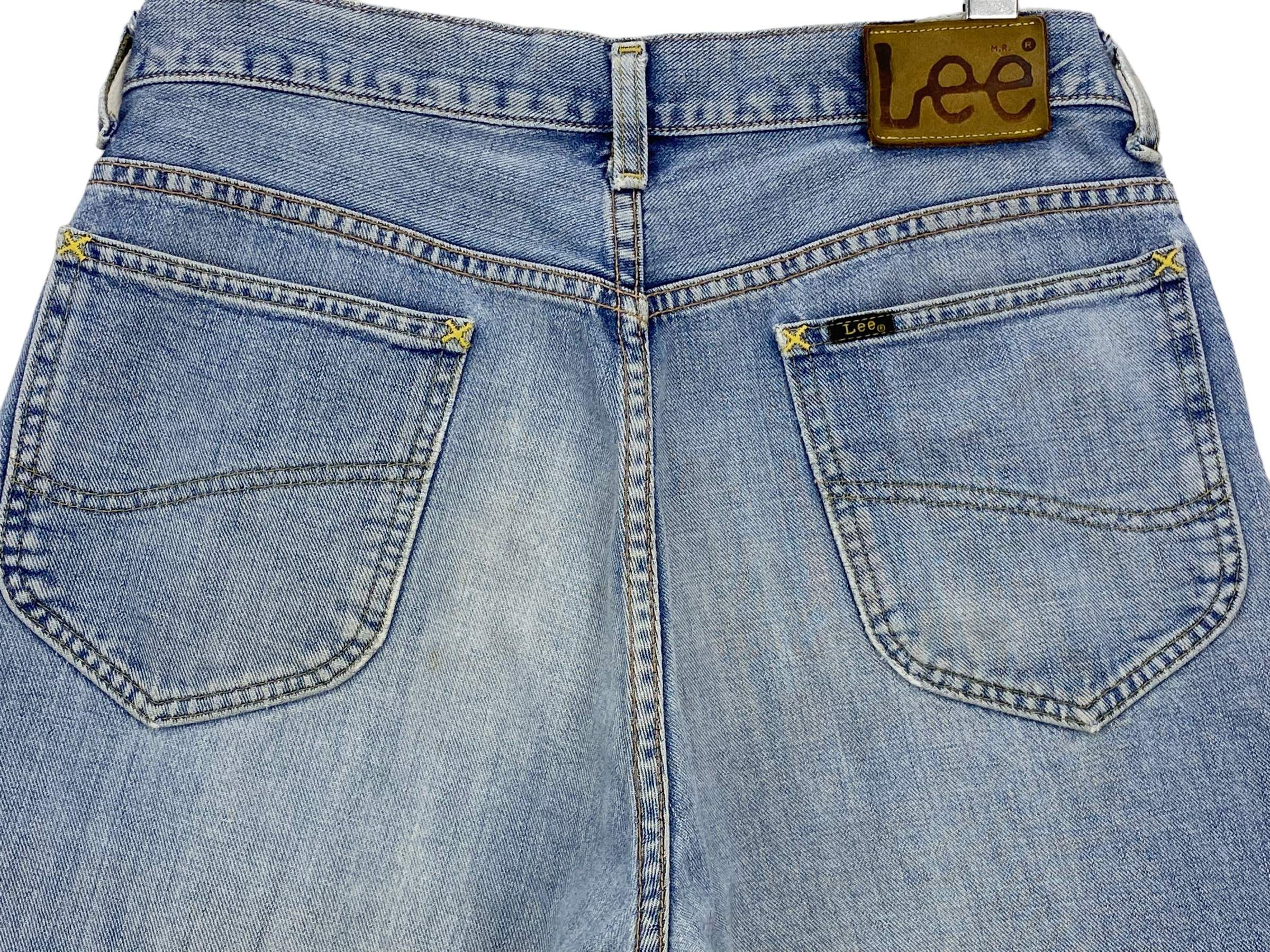 Lee 90s Lee Riders Denim Selvedge Jeans Light Blue Wash Jeans Size US 31 - 10 Thumbnail